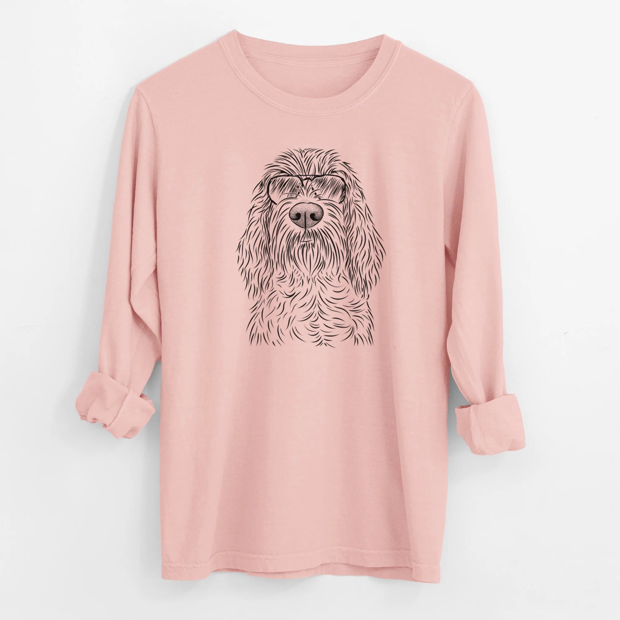 Aviator Stefano the Spinone Italiano - Men's Heavyweight 100% Cotton Long Sleeve - Image 12