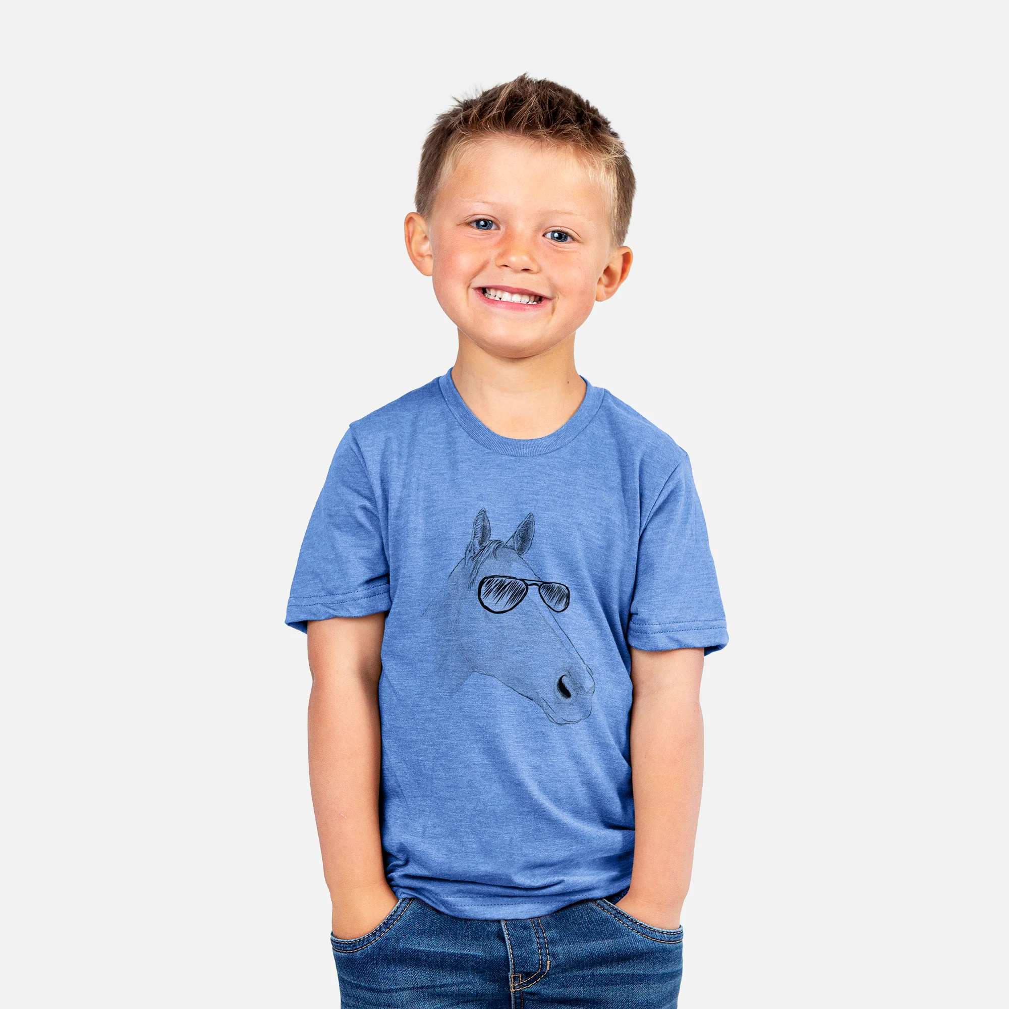 Aviator Westley the Horse - Kids/Youth/Toddler Shirt - Image 4