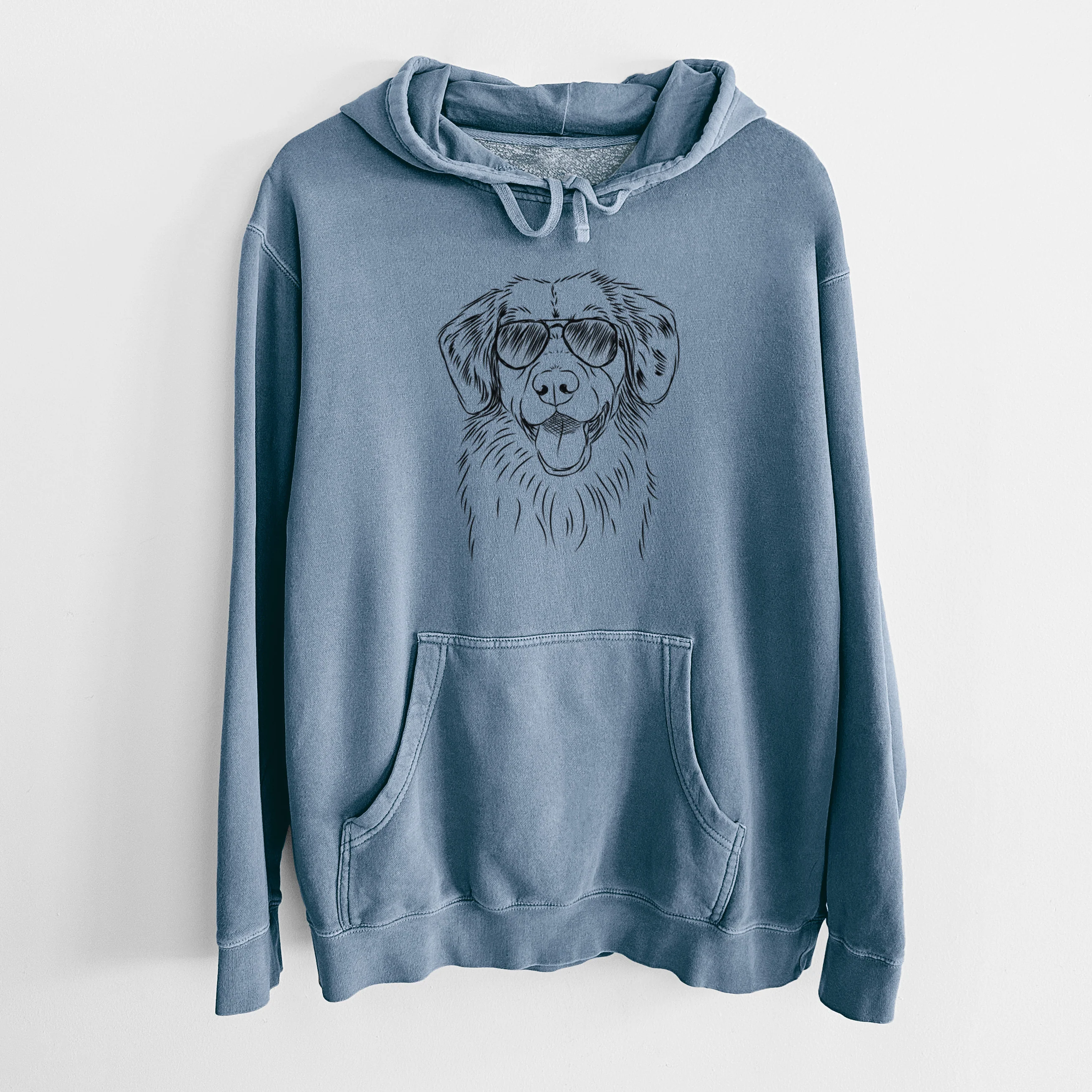 Aviator Weston the Nova Scotia Duck Tolling Retriever - Unisex Pigment Dyed Hoodie