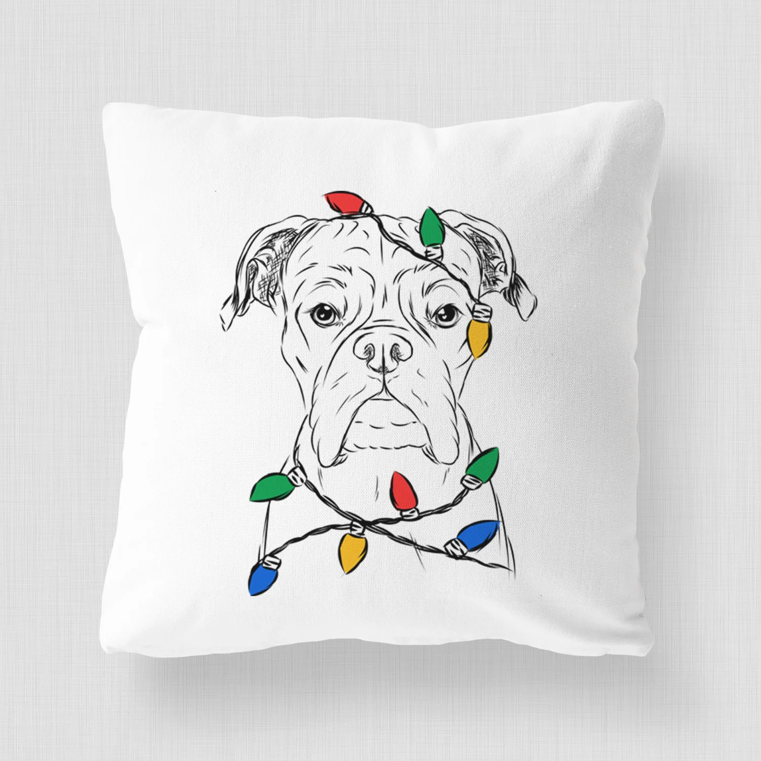 Axel the Boxer - Throw Pillow Cover - Image 4