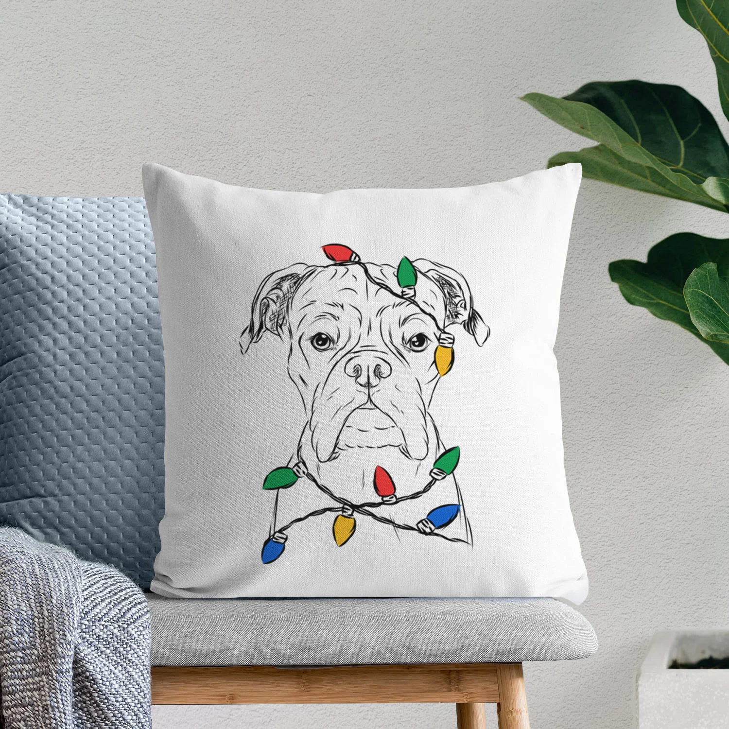 Axel the Boxer - Throw Pillow Cover - Image 9