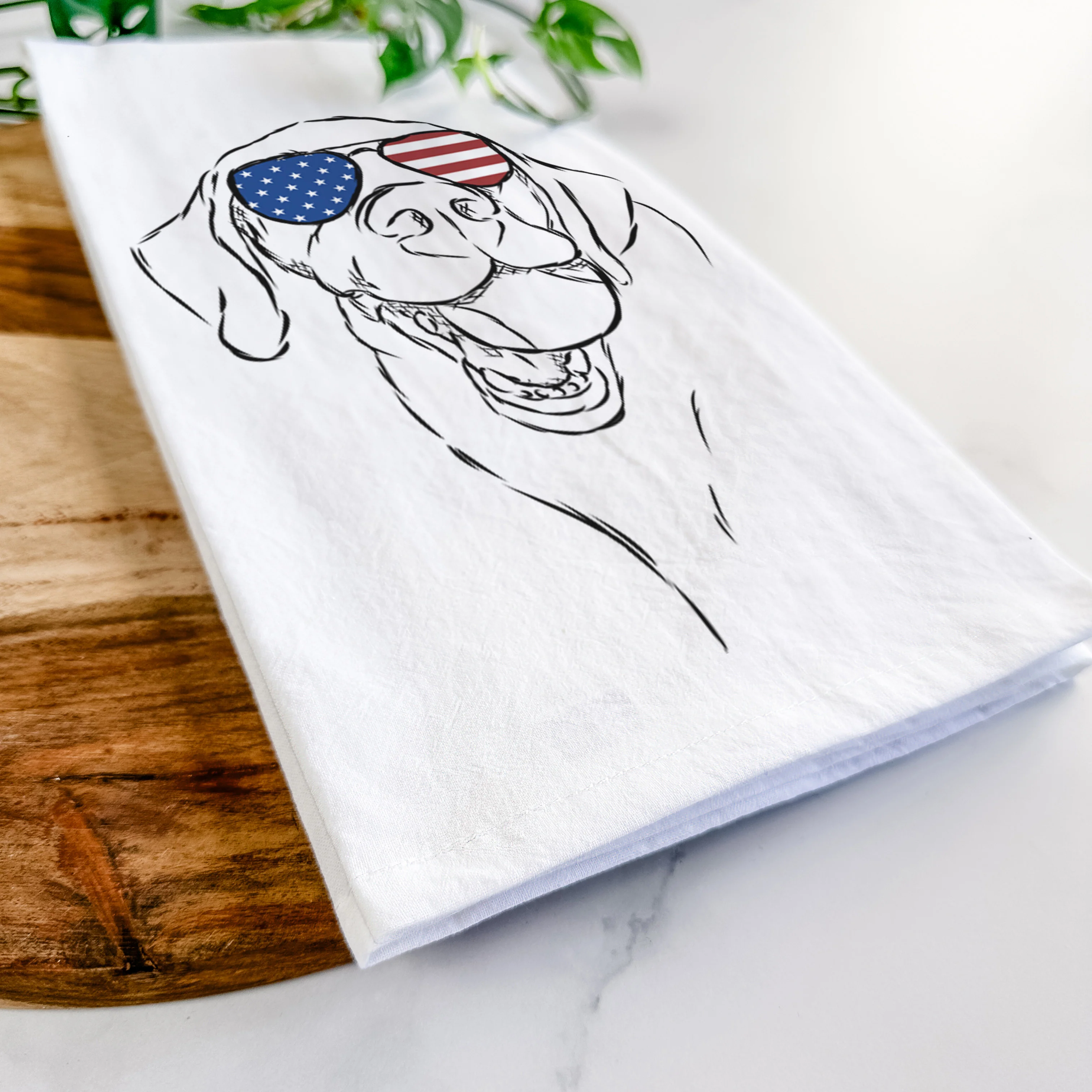 Bailey the Labrador Retriever Tea Towel - Image 12