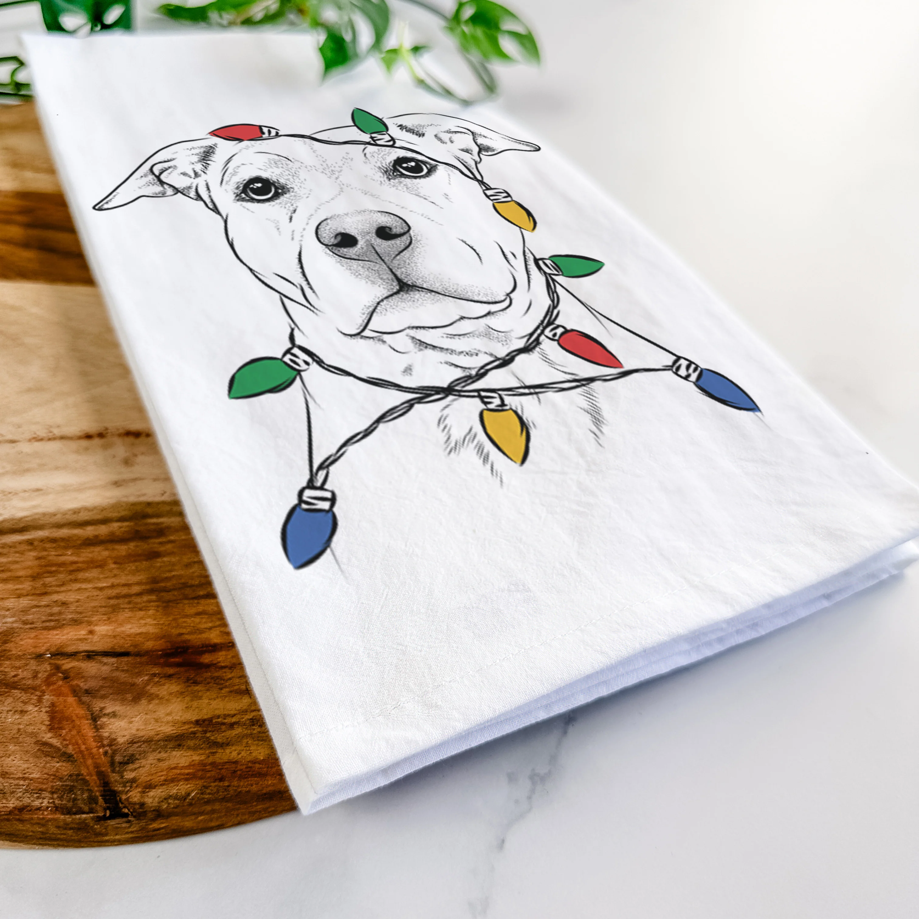 Bailey the American Staffordshire Terrier Tea Towel - Image 10