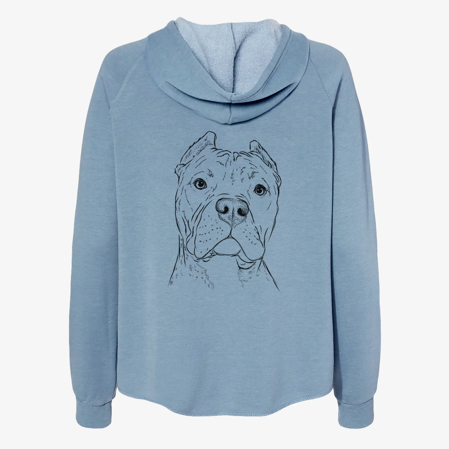Bam Bam the Pitbull - Women's Cali Wave Zip-Up Sweatshirt - Image 6