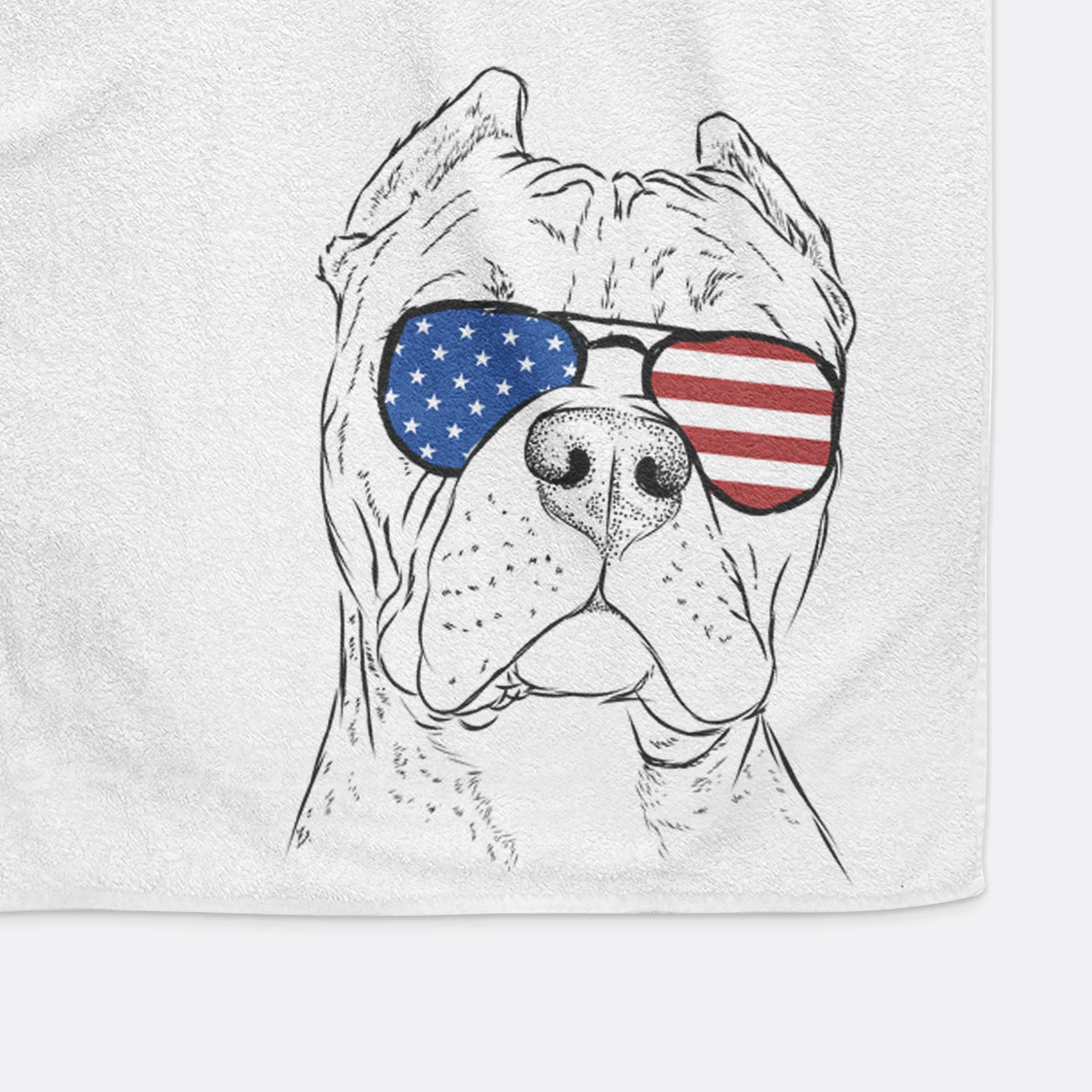 Bam Bam the Pitbull Decorative Hand Towel - Image 13