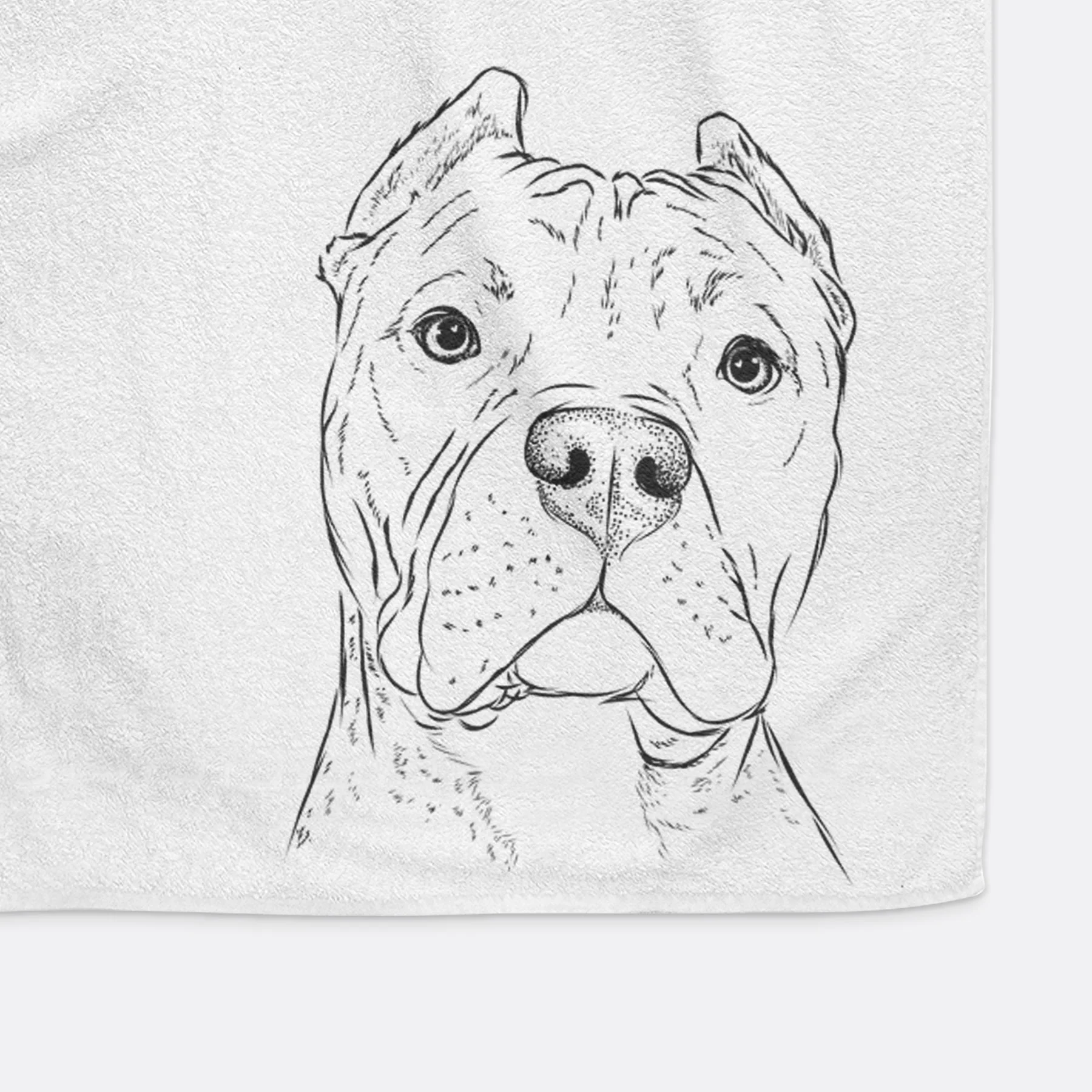 Bam Bam the Pitbull Decorative Hand Towel - Image 7