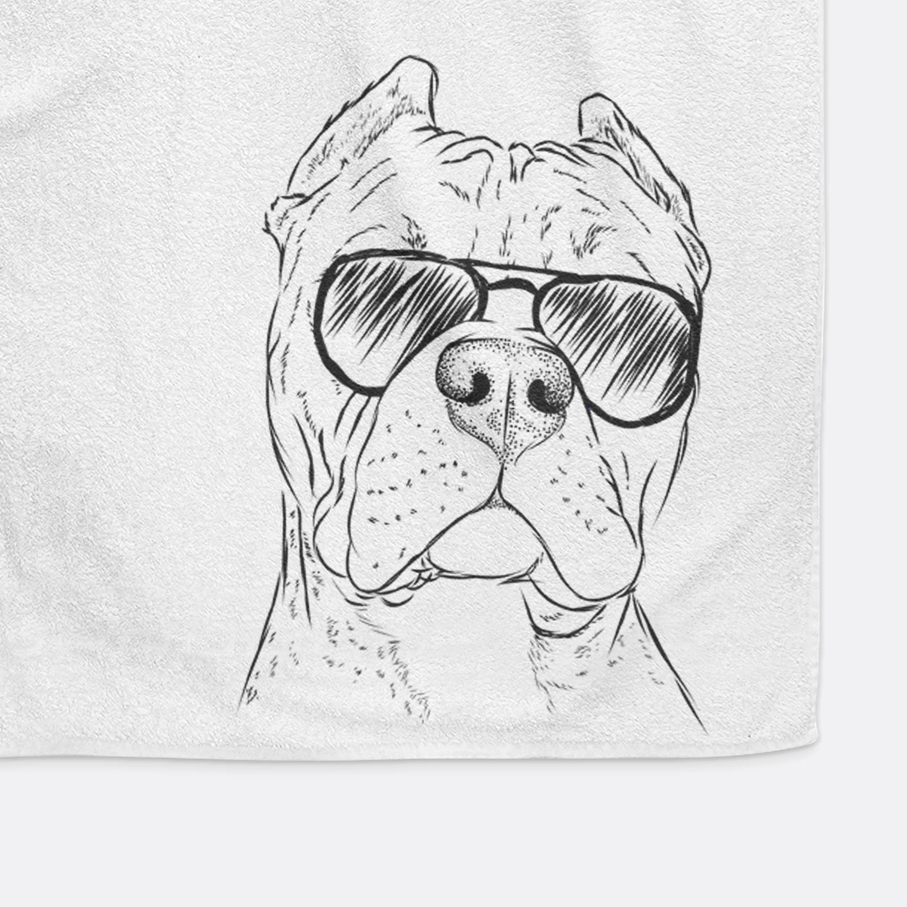 Bam Bam the Pitbull Decorative Hand Towel - Image 8
