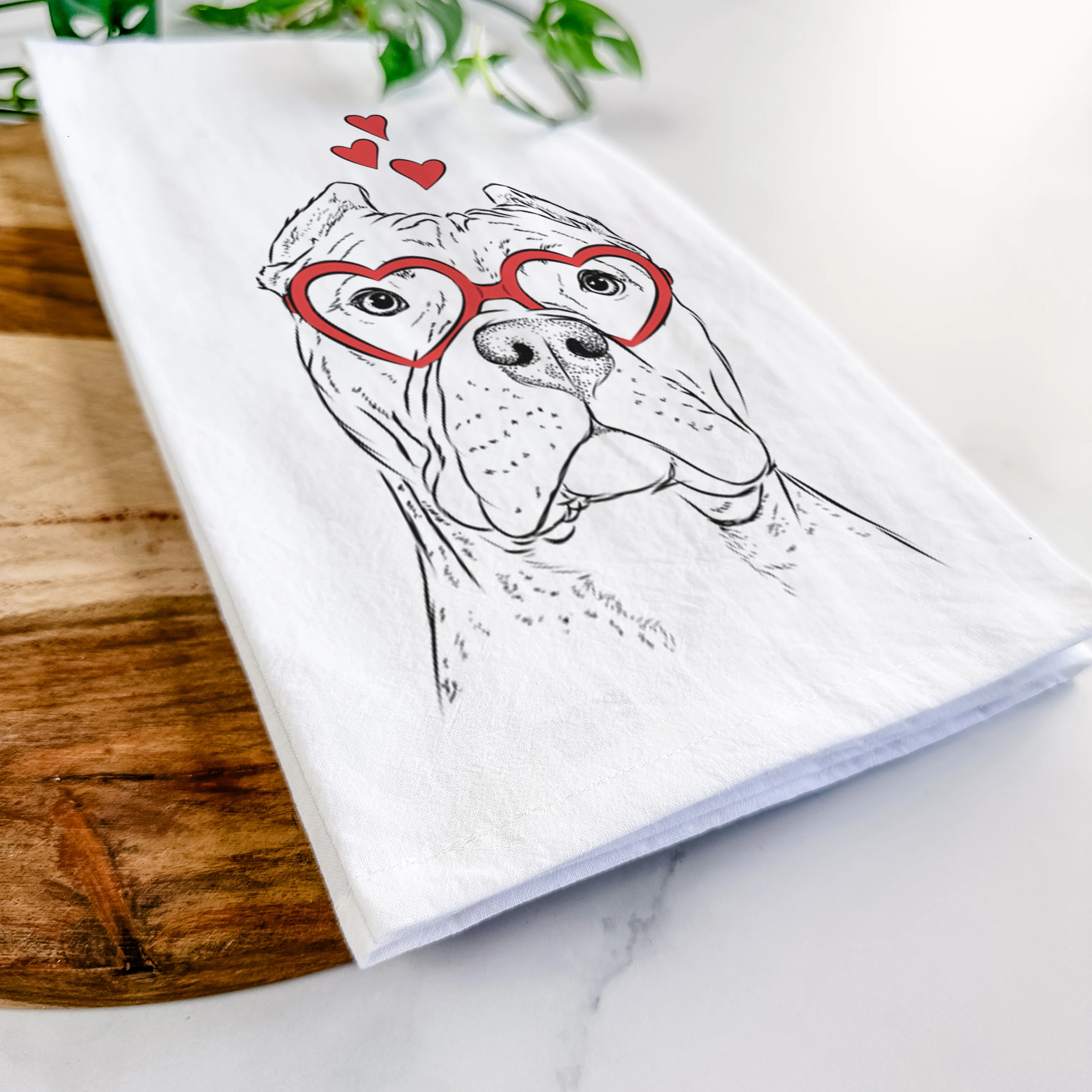 Bam Bam the Pitbull Tea Towel - Image 7