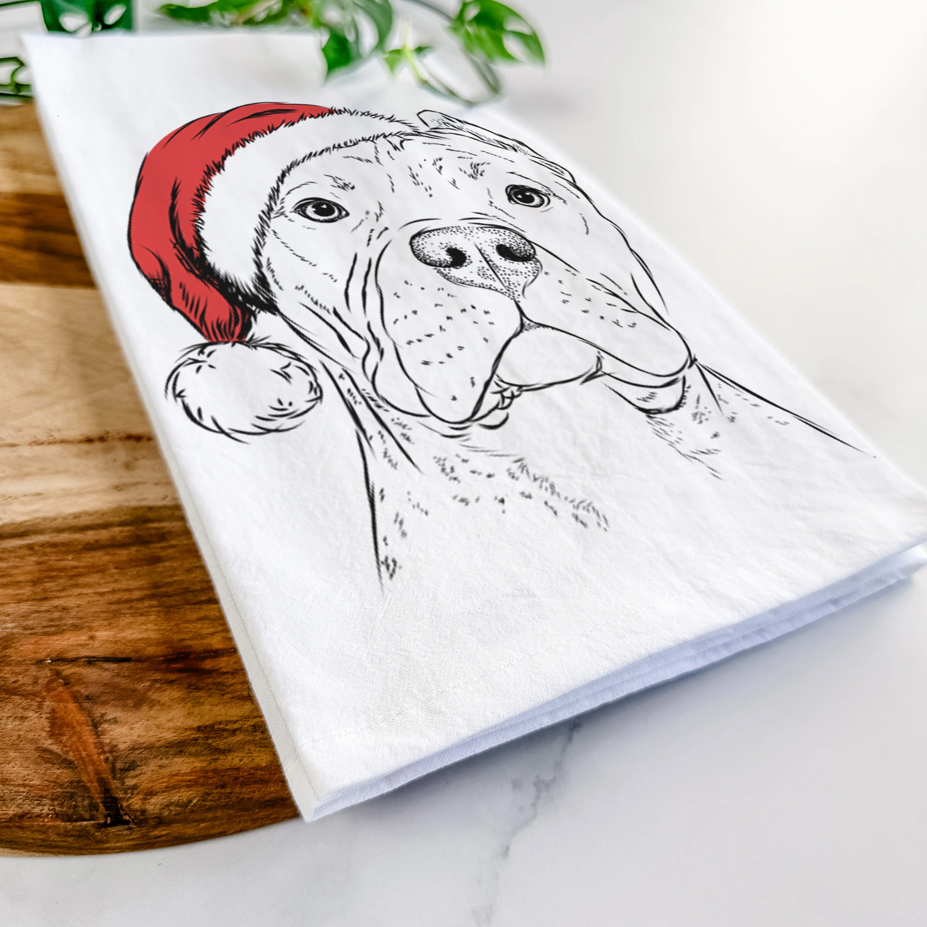 Bam Bam the Pitbull Tea Towel - Image 9