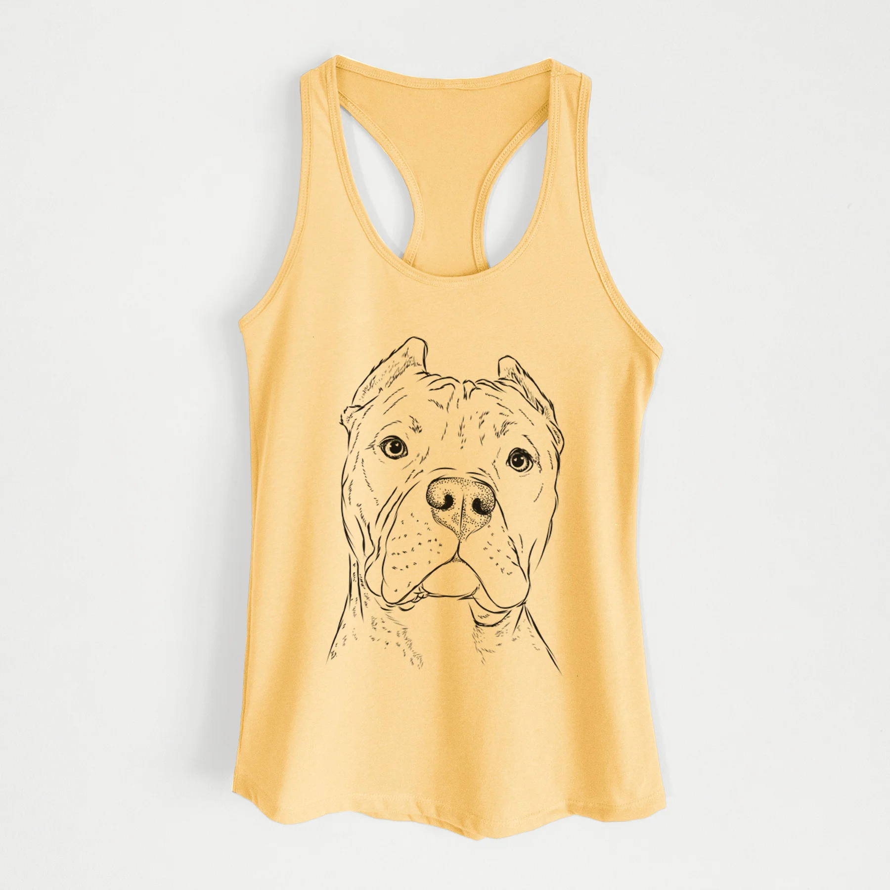 Bam Bam the Pitbull - Women's Racerback Tanktop - Image 4