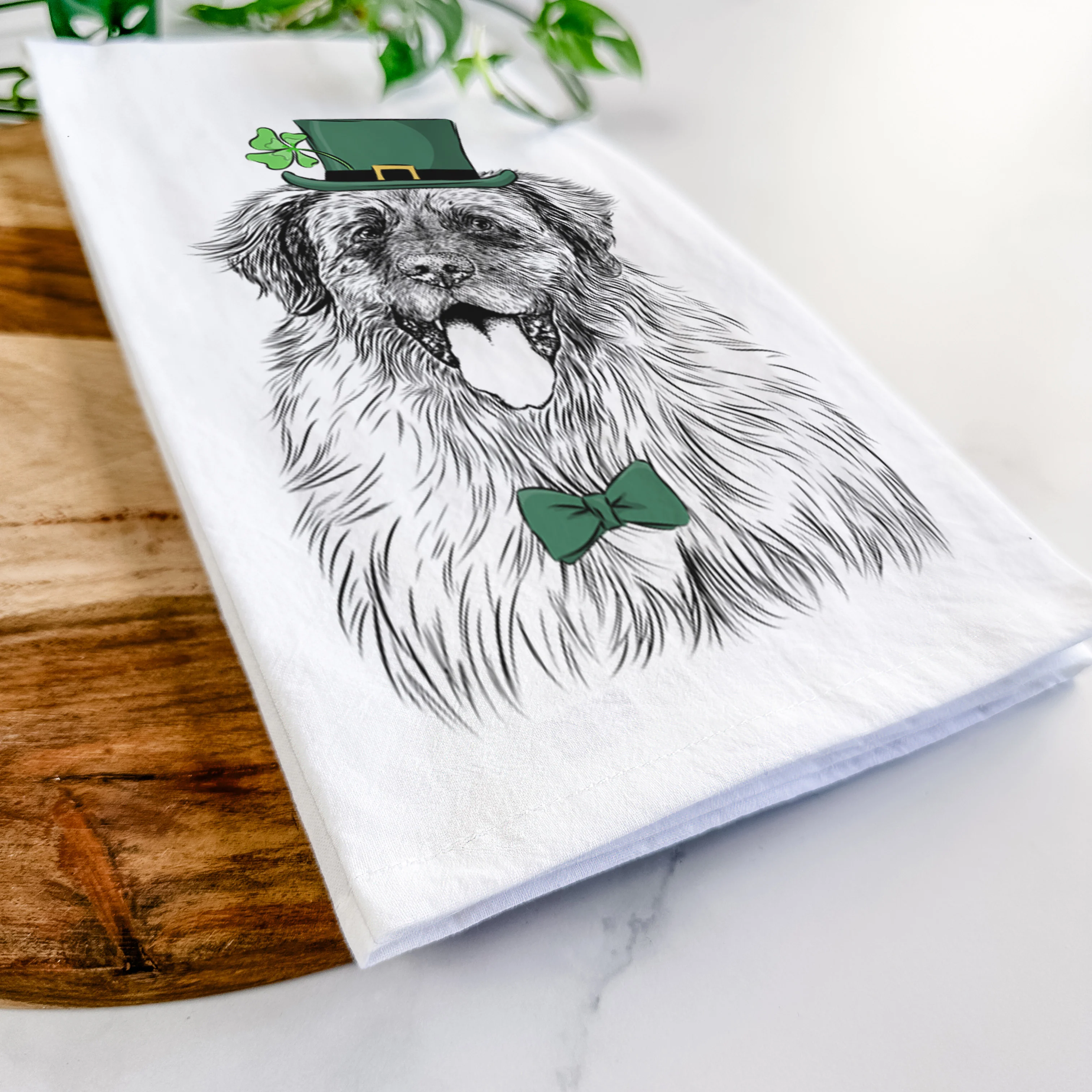 Bamboo the Leonberger Tea Towel - Image 13