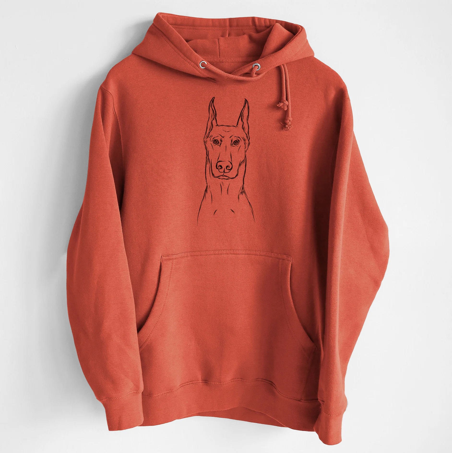 Ace the Doberman Pinscher- Heavyweight Fleece Hoodie
