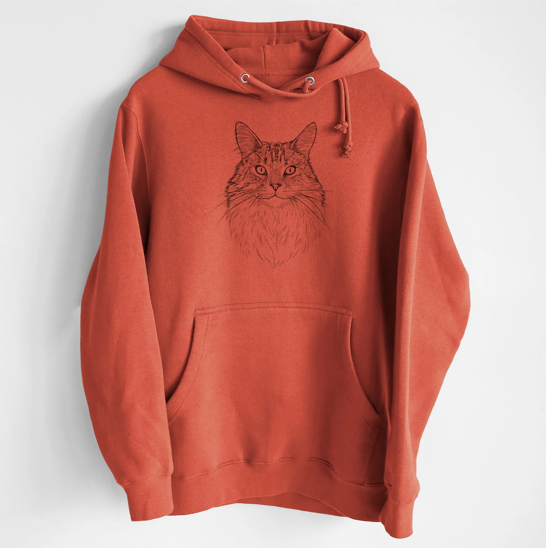 Angel the Maine Coon Cat- Heavyweight Fleece Hoodie