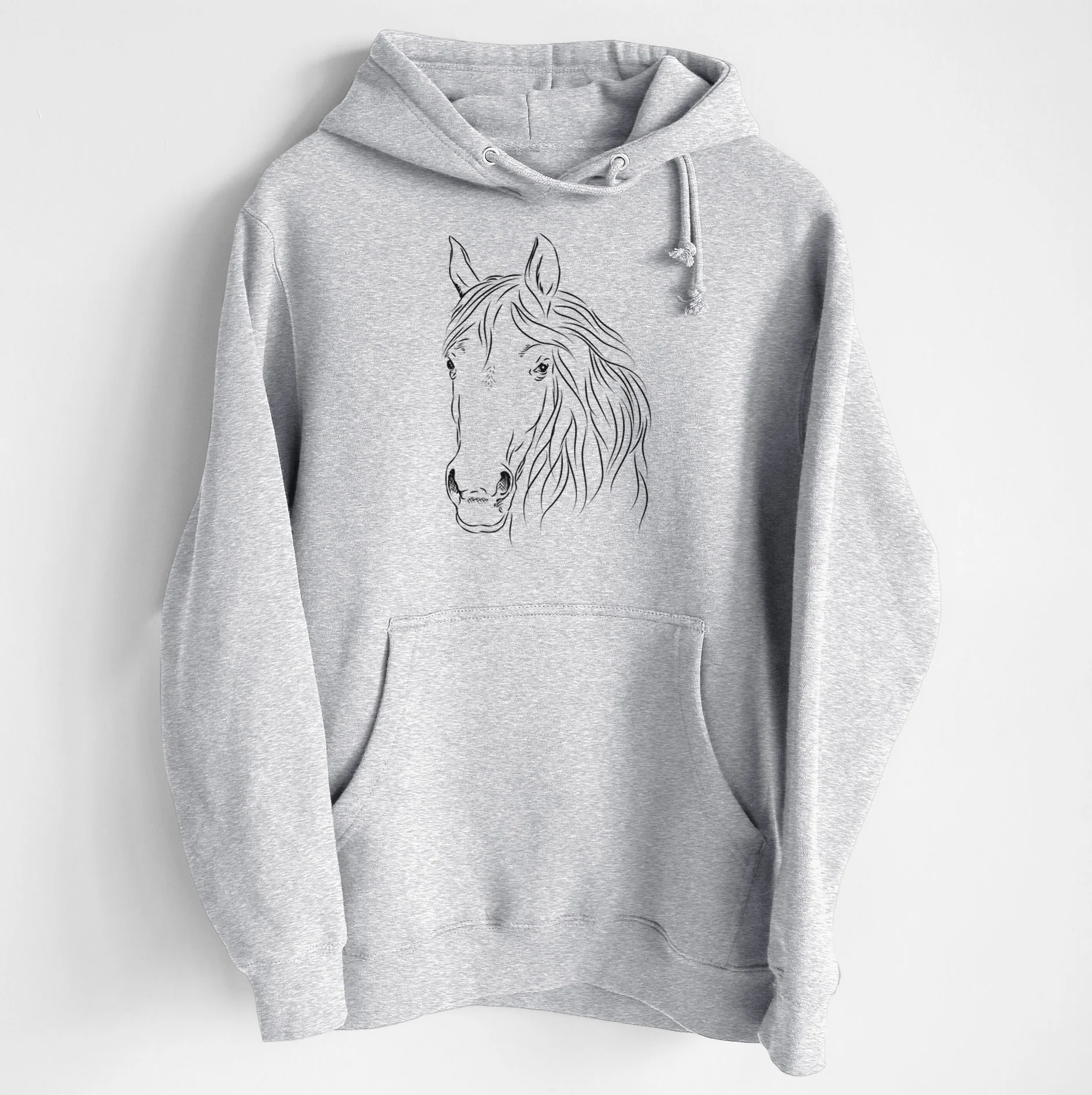 Aria the Horse- Heavyweight Fleece Hoodie - Image 6