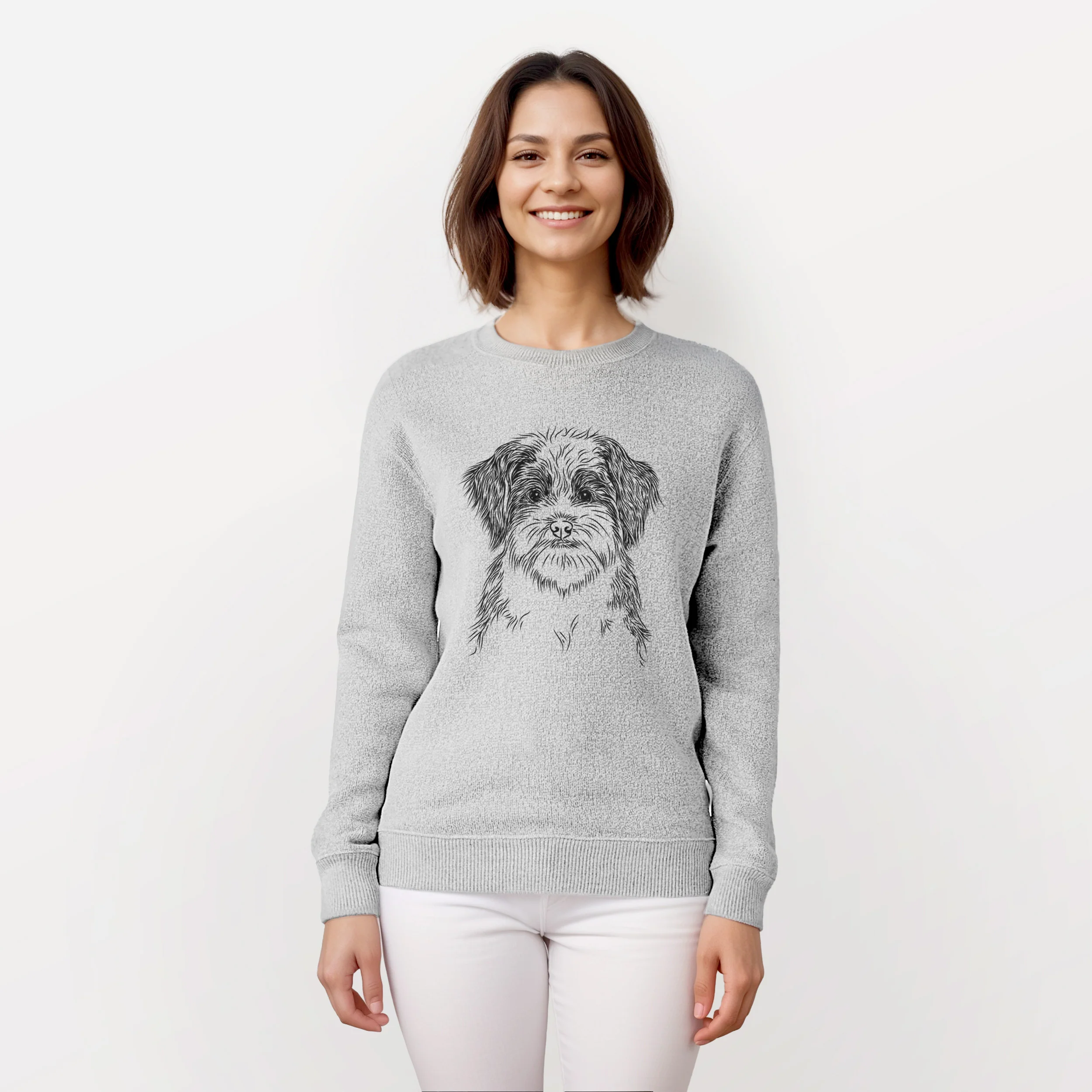 Asa the Havanese - Knit Sweatshirt - Image 2