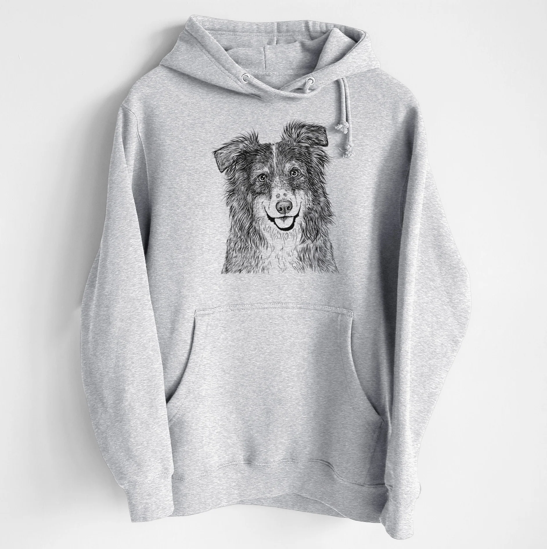 Aushe the Australian Shepherd- Heavyweight Fleece Hoodie - Image 6