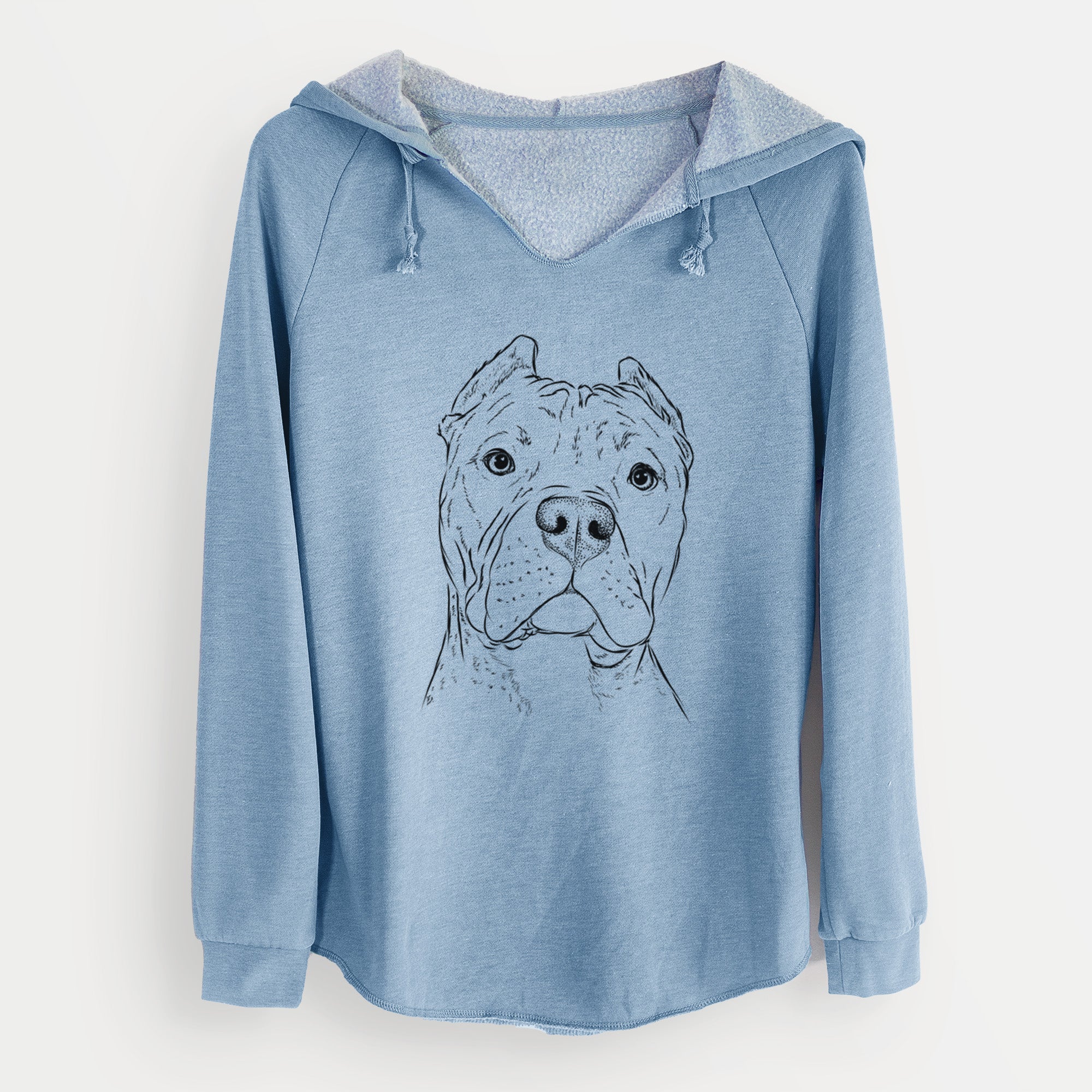 Bare Bam Bam the Pitbull - Cali Wave Hooded Sweatshirt - Image 8