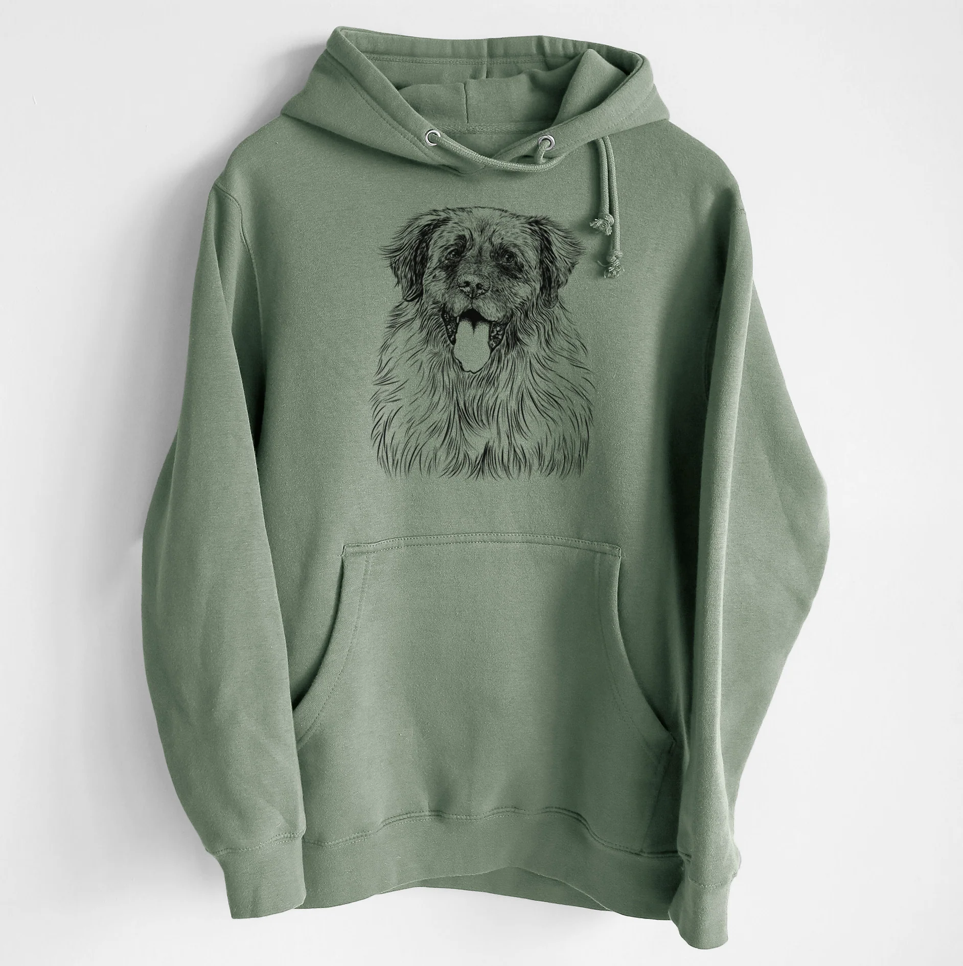 Bamboo the Leonberger- Heavyweight Fleece Hoodie - Image 7