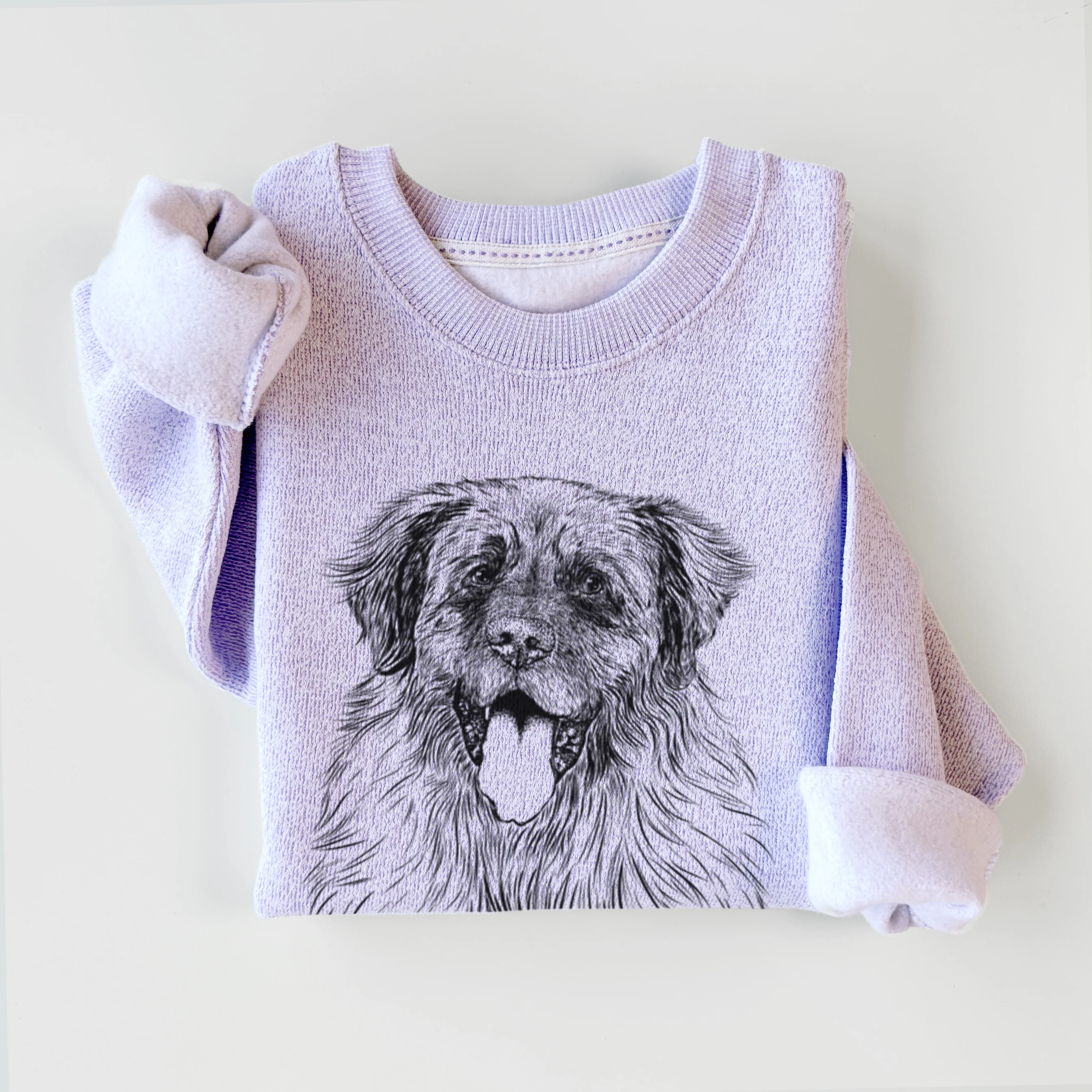 Bamboo the Leonberger - Knit Sweatshirt - Image 7