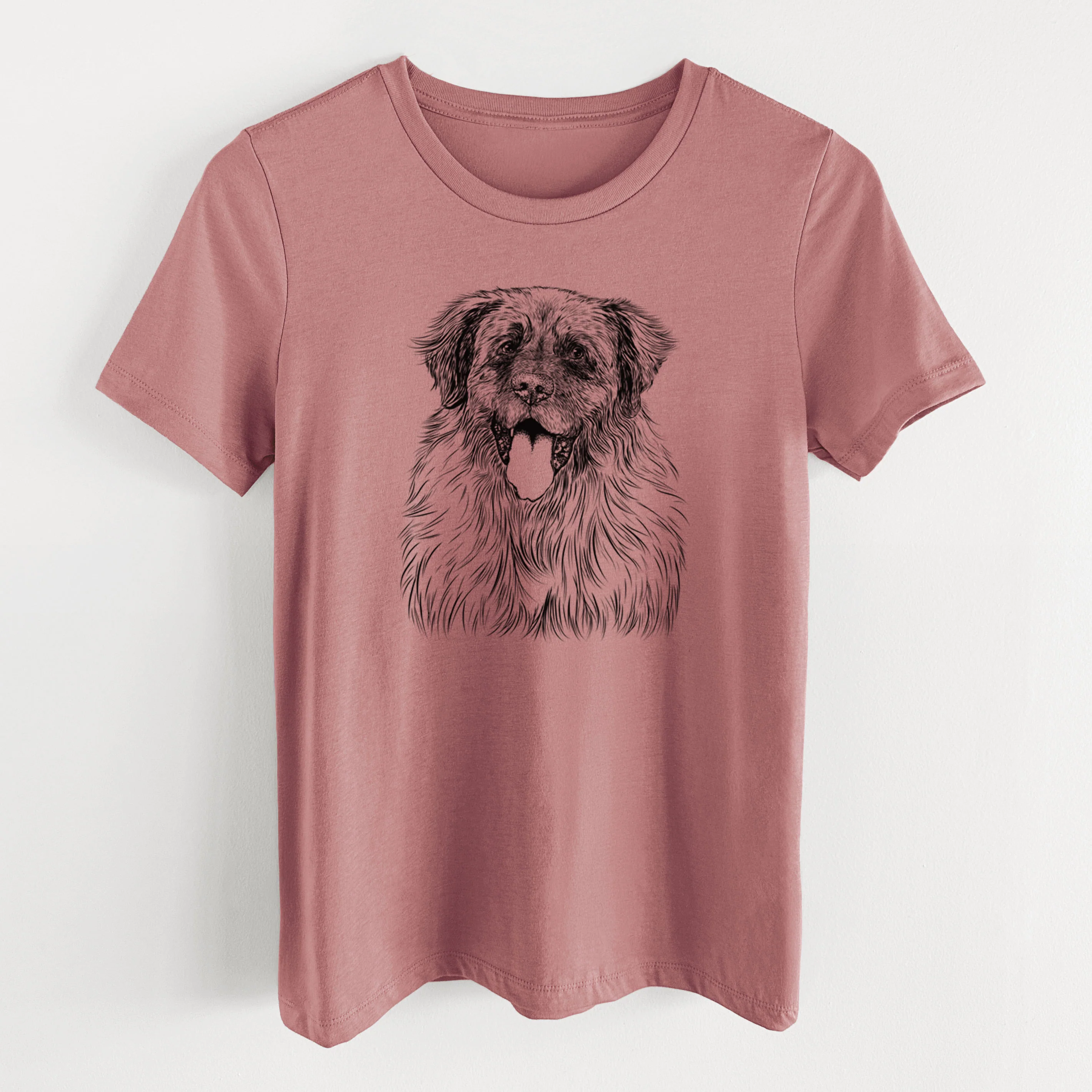 Bare Bamboo the Leonberger - Women's Lightweight Relaxed Fit 100% Cotton Crewneck - Image 14