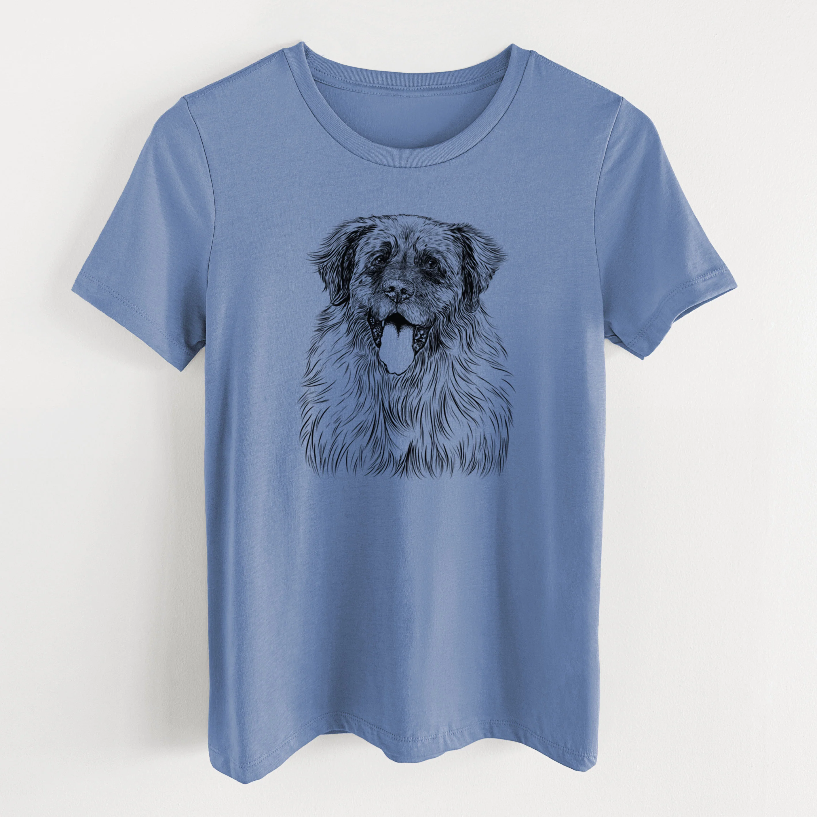 Bare Bamboo the Leonberger - Women's Lightweight Relaxed Fit 100% Cotton Crewneck - Image 8