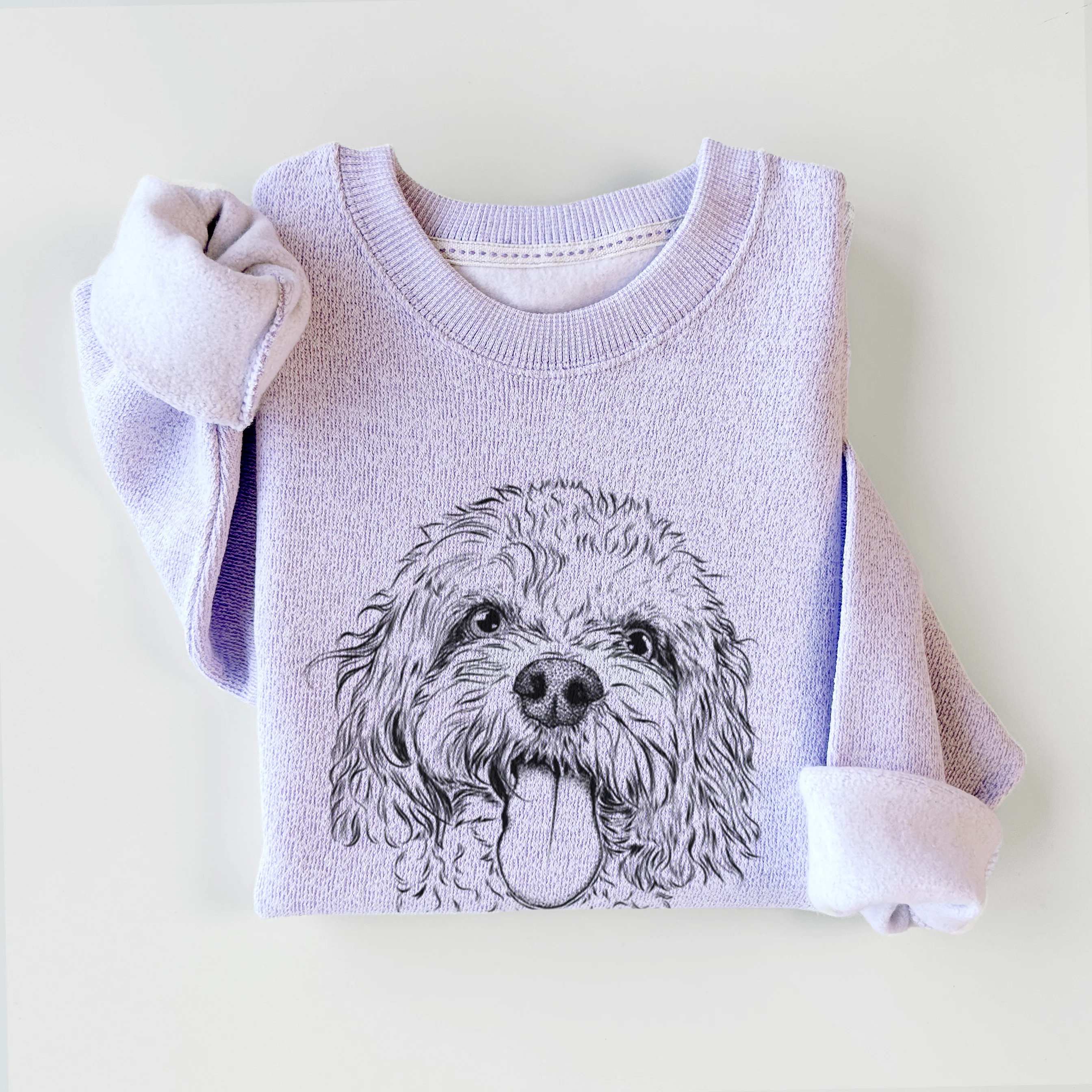 Barney the Cavachon - Knit Sweatshirt - Image 7