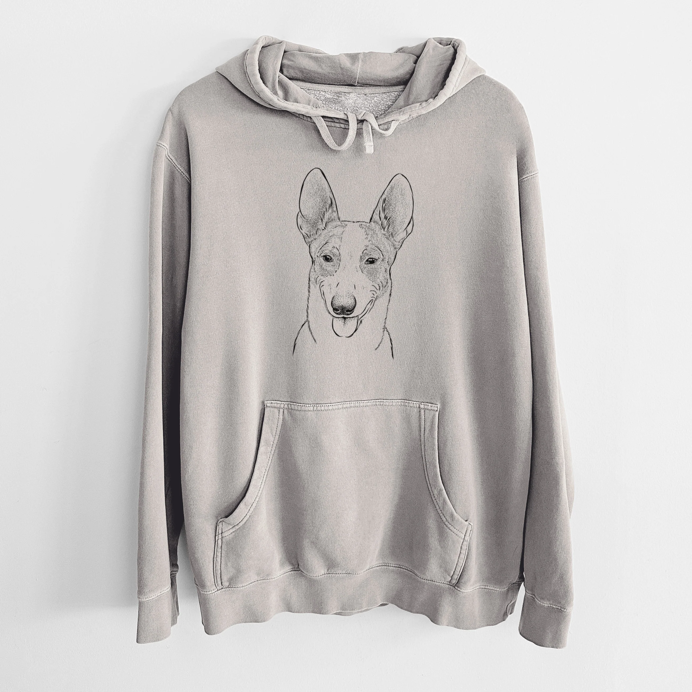 Bare Berlin the Carolina Dog - Unisex Pigment Dyed Hoodie - Image 5