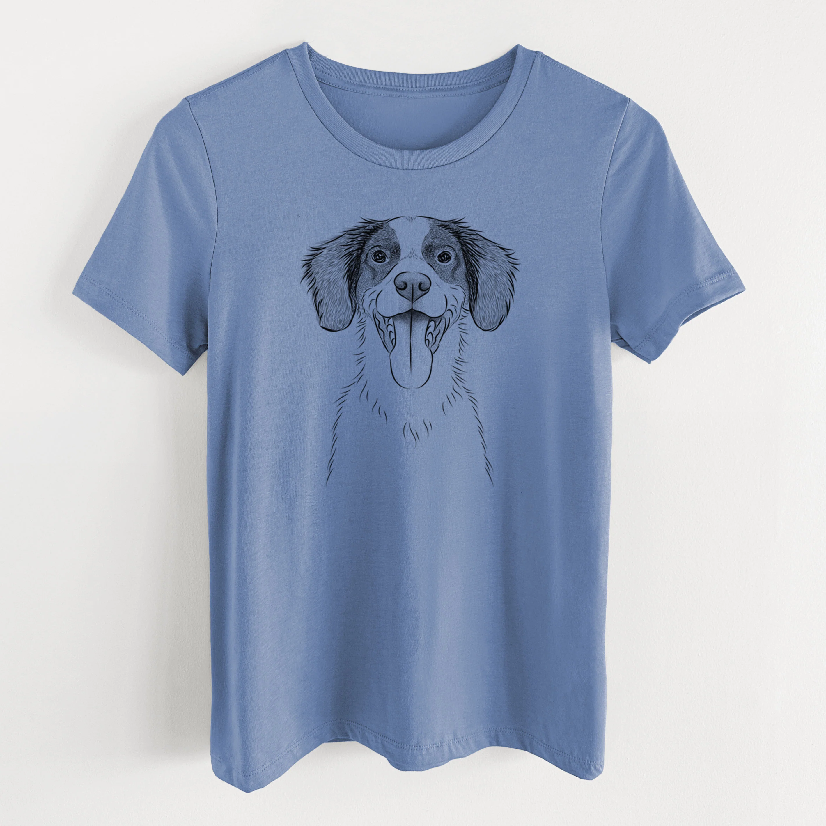 Bare Birdie the Brittany - Women's Lightweight Relaxed Fit 100% Cotton Crewneck - Image 8