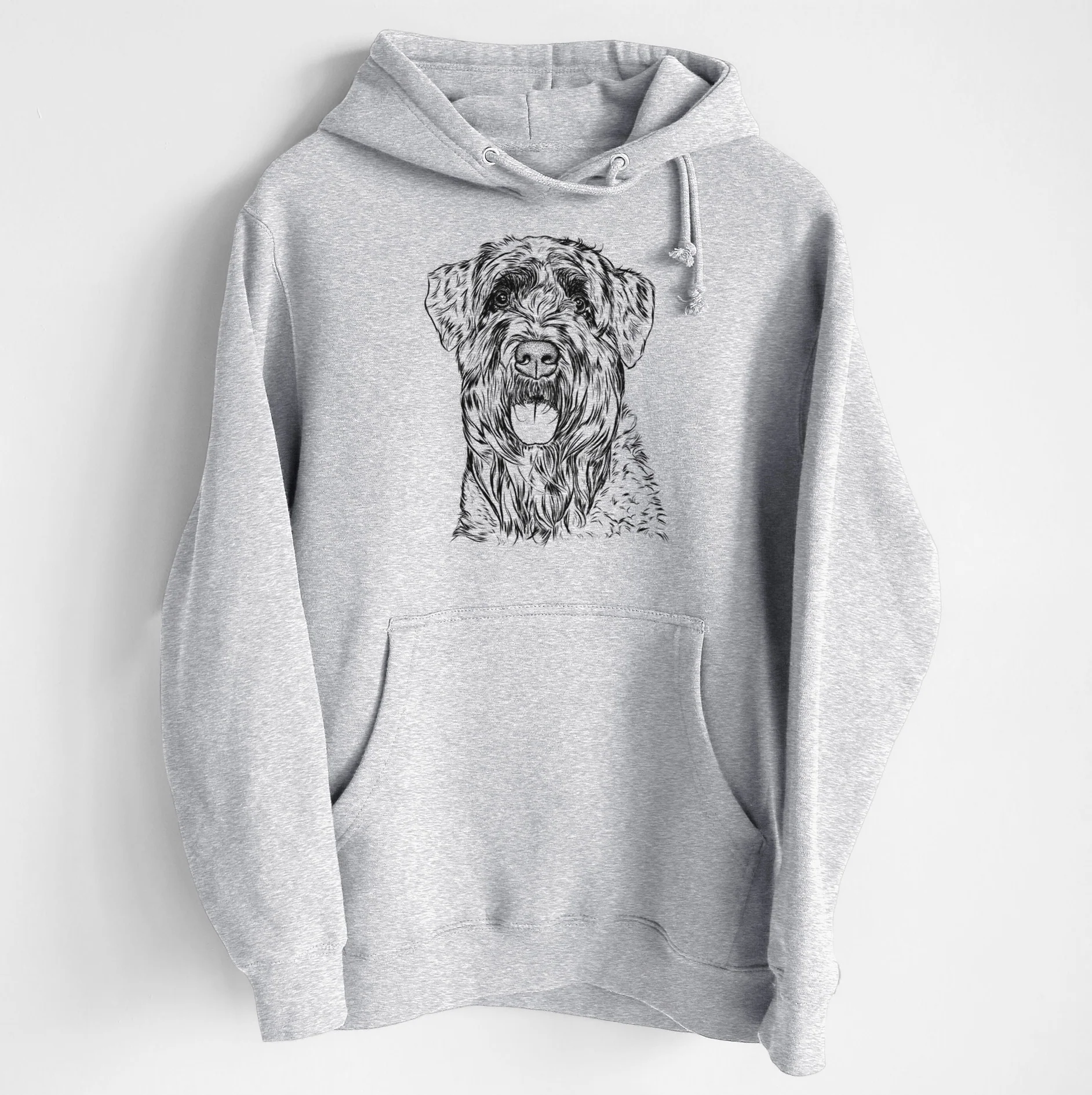 Bonnie the Bouvier Des Flandres- Heavyweight Fleece Hoodie - Image 6