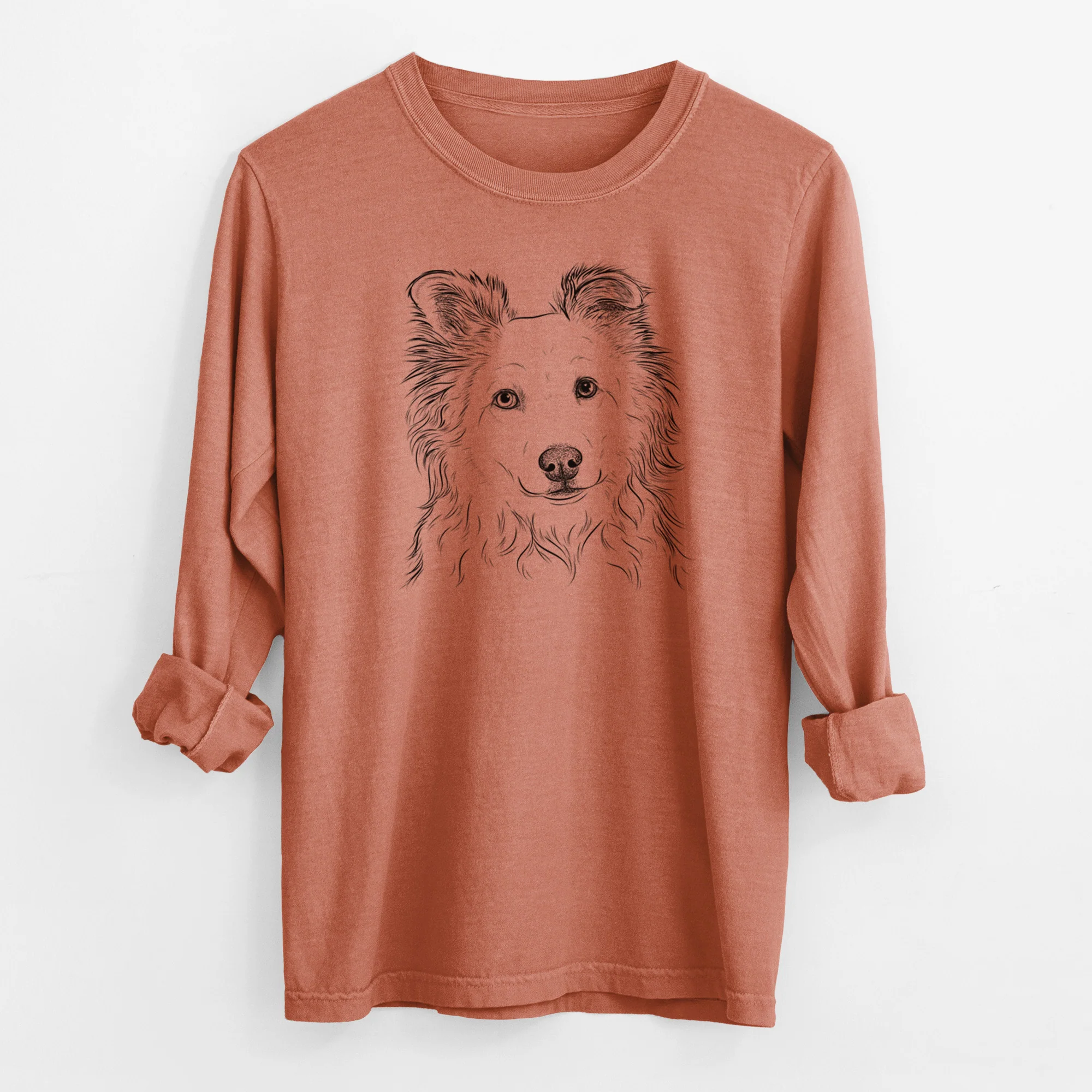 Bare Bonsai the Mixed Breed - Men's Heavyweight 100% Cotton Long Sleeve - Image 13