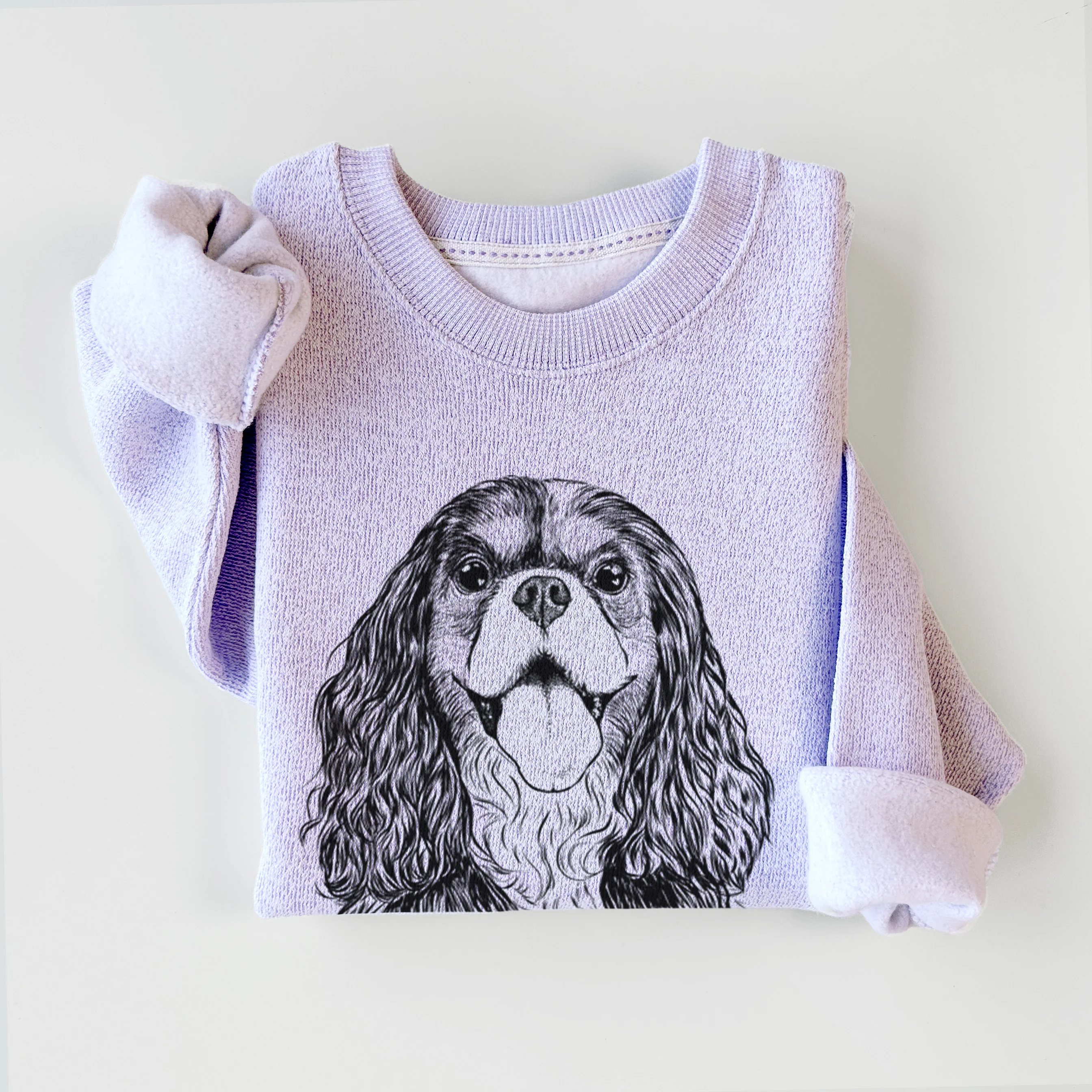 Brandy the Cavalier King Charles Spaniel - Knit Sweatshirt - Image 7