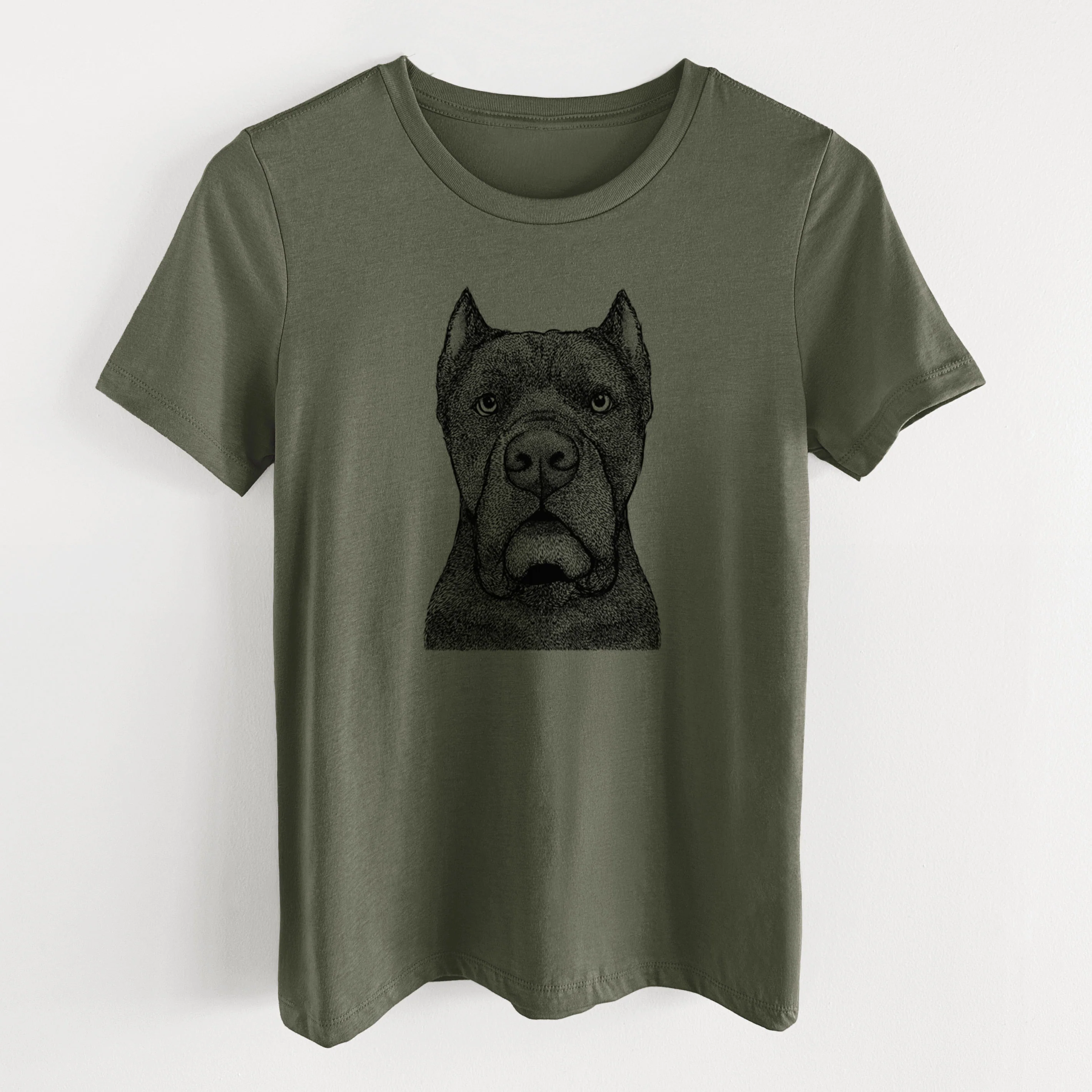 Bare Bruno the Cane Corso - Women's Lightweight Relaxed Fit 100% Cotton Crewneck - Image 12