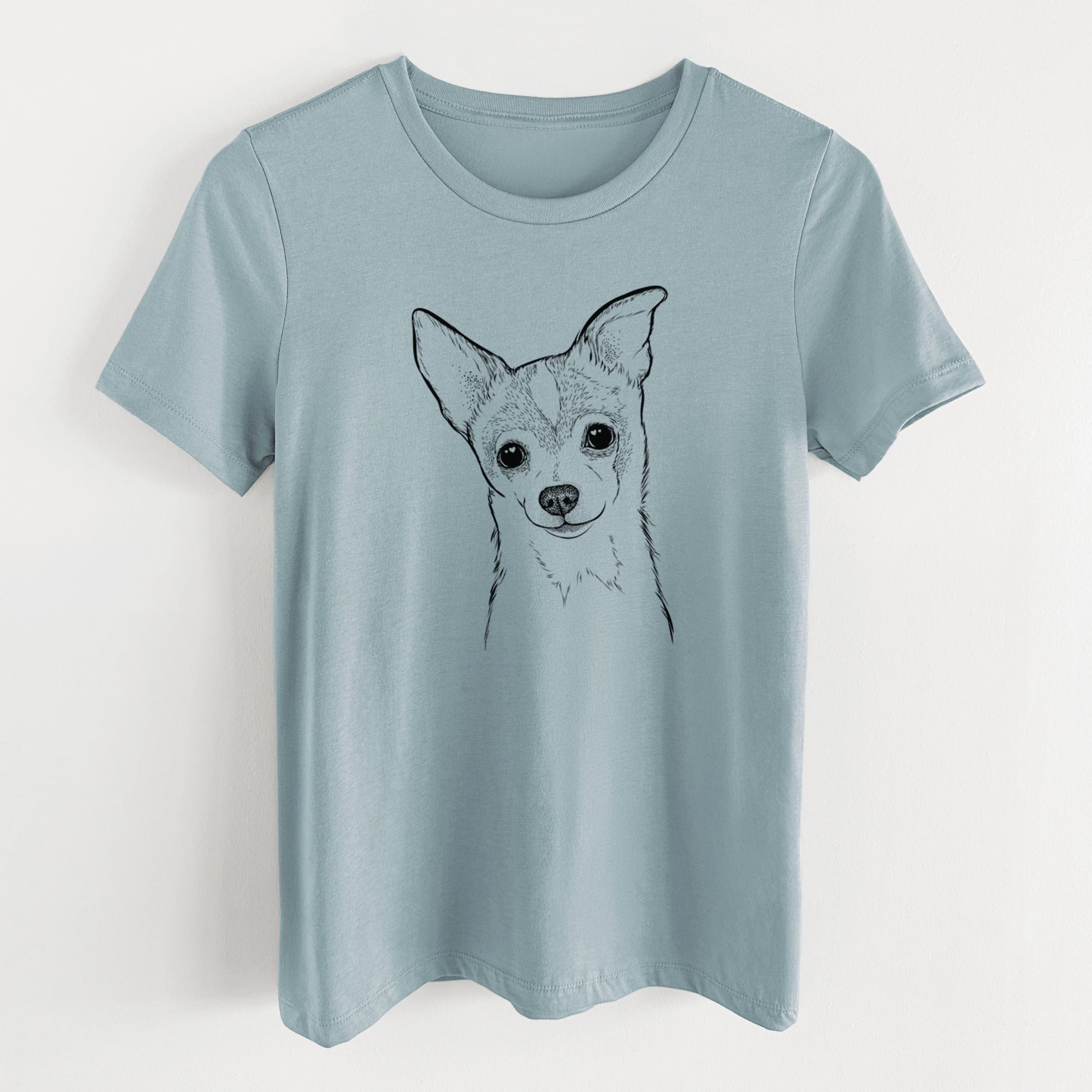 Bare Buggy the Chihuahua - Women's Lightweight Relaxed Fit 100% Cotton Crewneck - Image 9