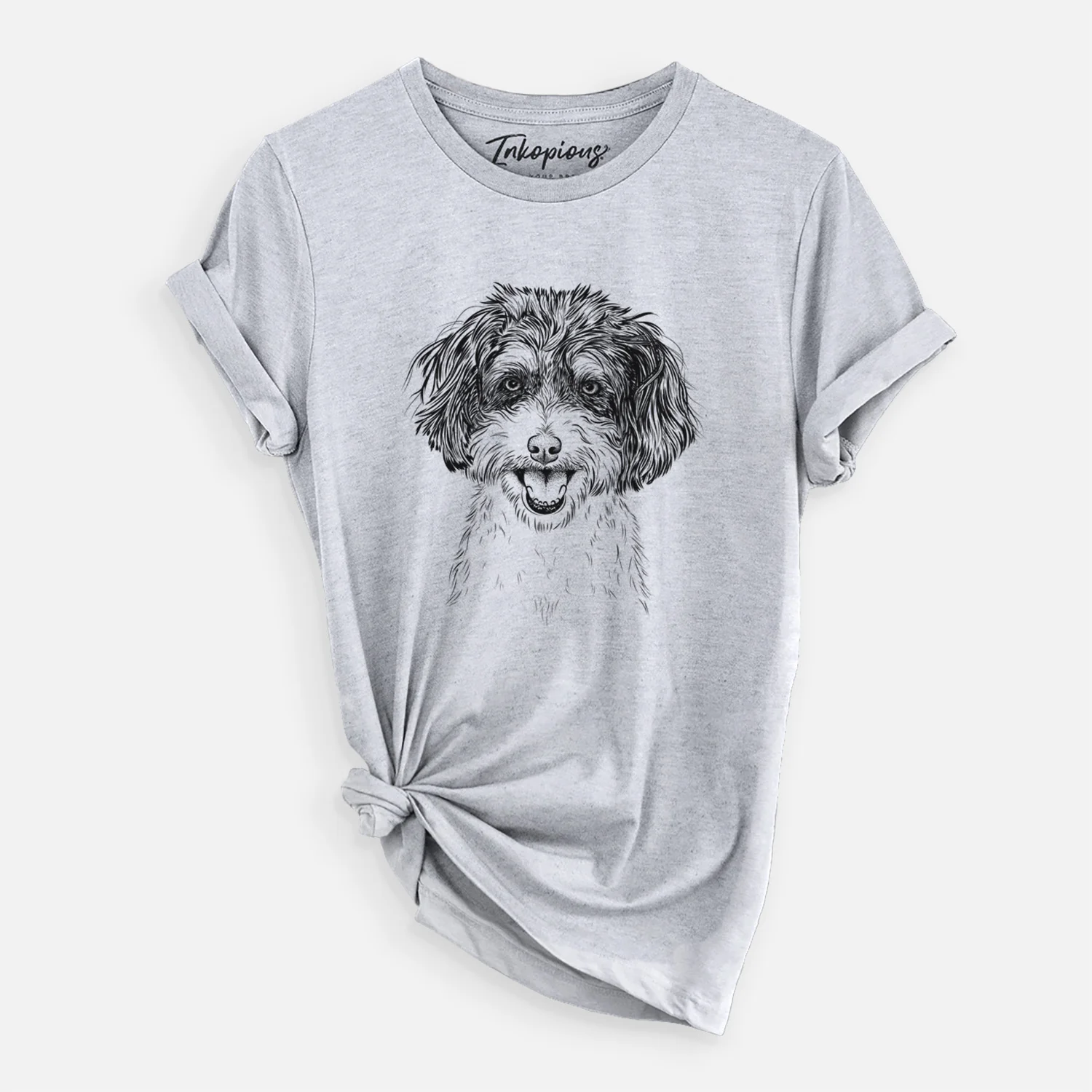 Bare Carlos the Cavapoo - Unisex Crewneck - Image 3