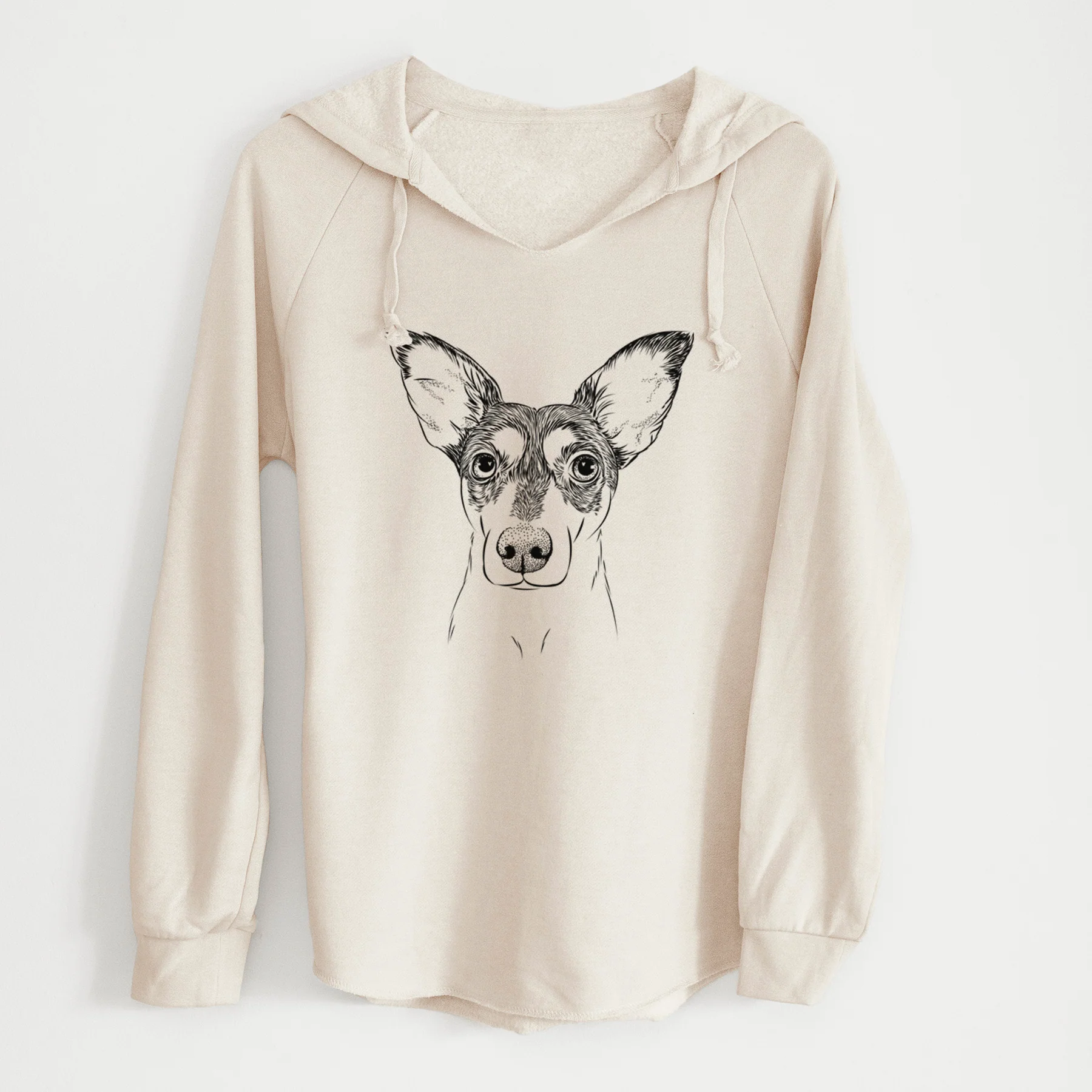 Bare Chloe the Doxie Mix - Cali Wave Hooded Sweatshirt - Image 7