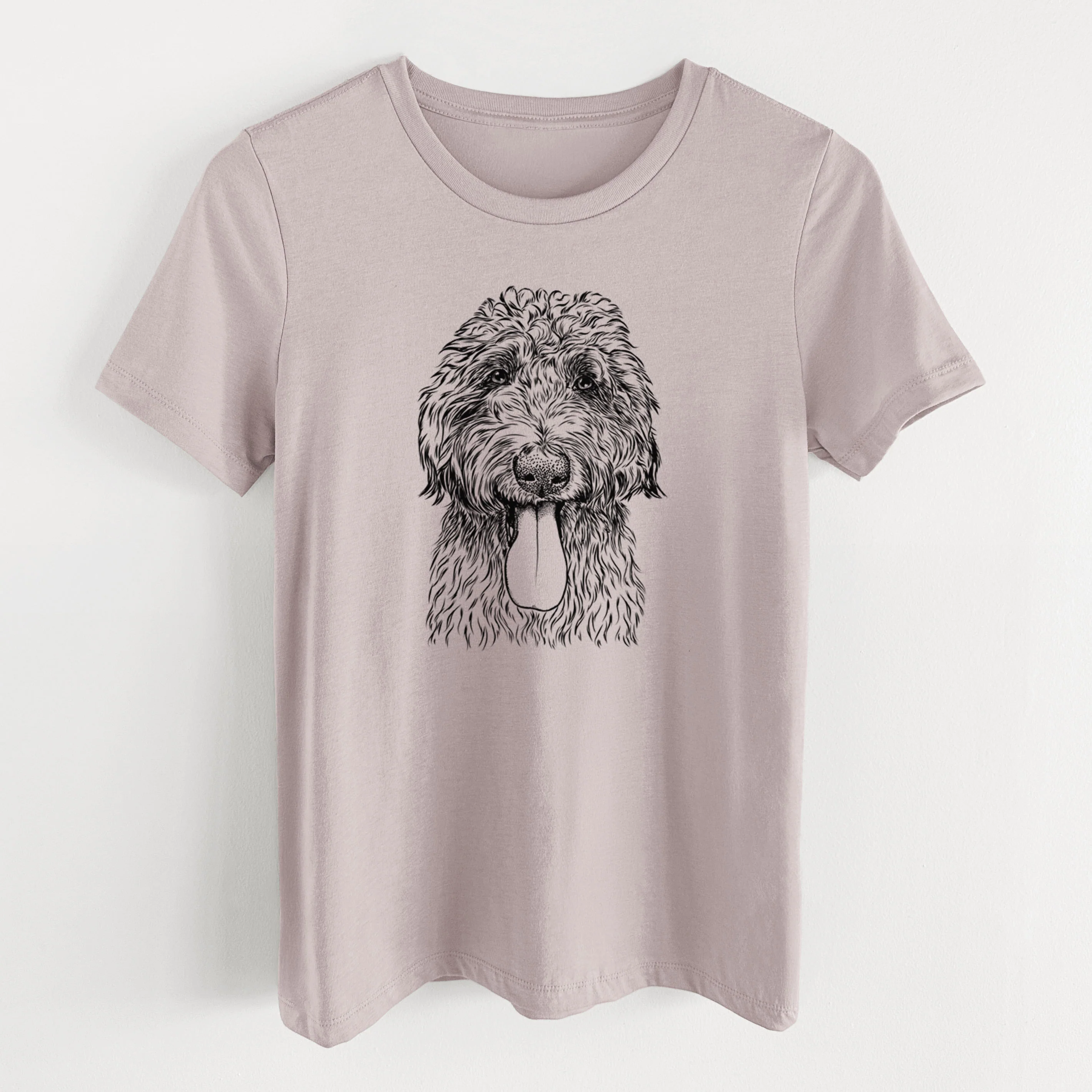Bare CiCi Paulk the Aussiedoodle - Women's Lightweight Relaxed Fit 100% Cotton Crewneck - Image 15