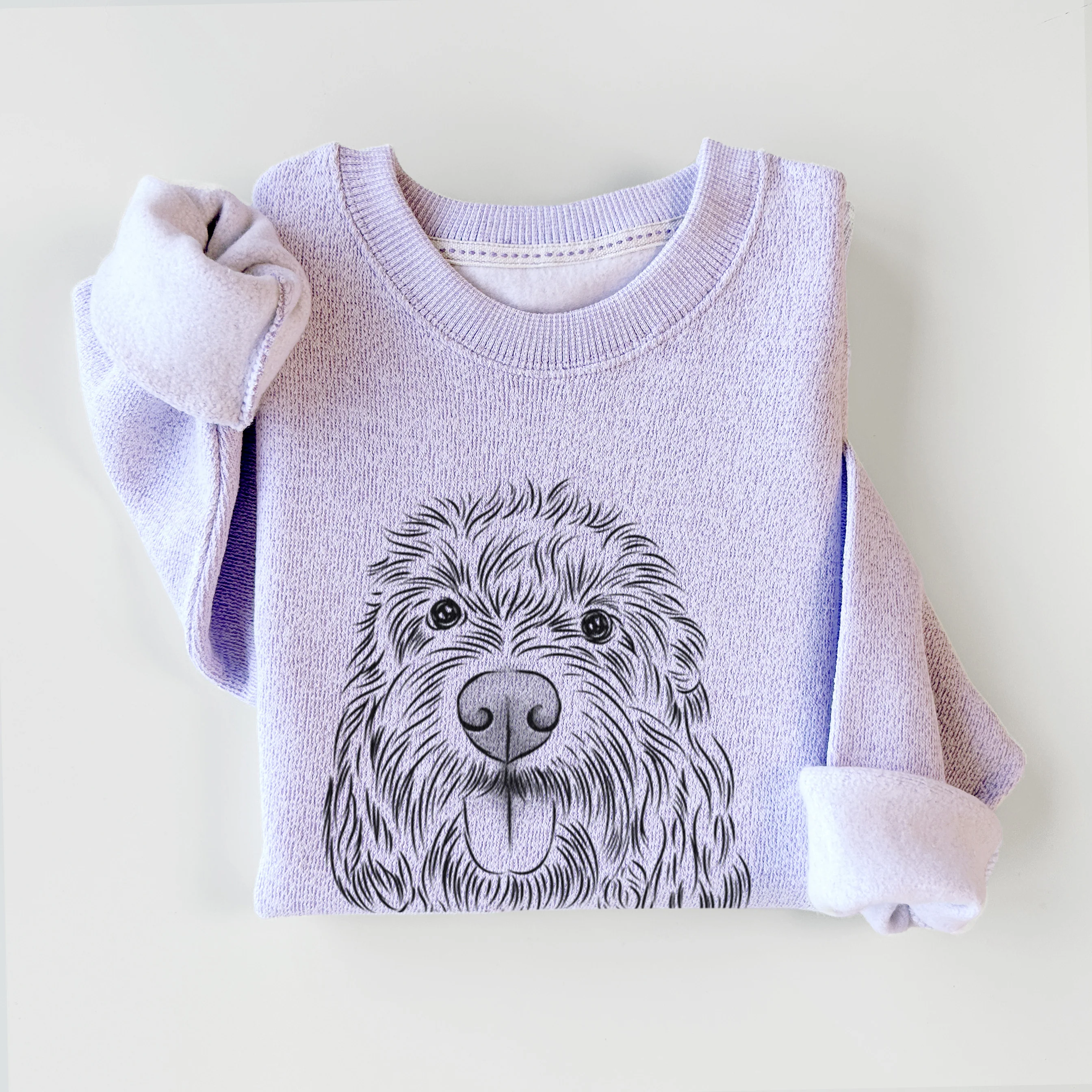 Clover the Cockapoo - Knit Sweatshirt - Image 7