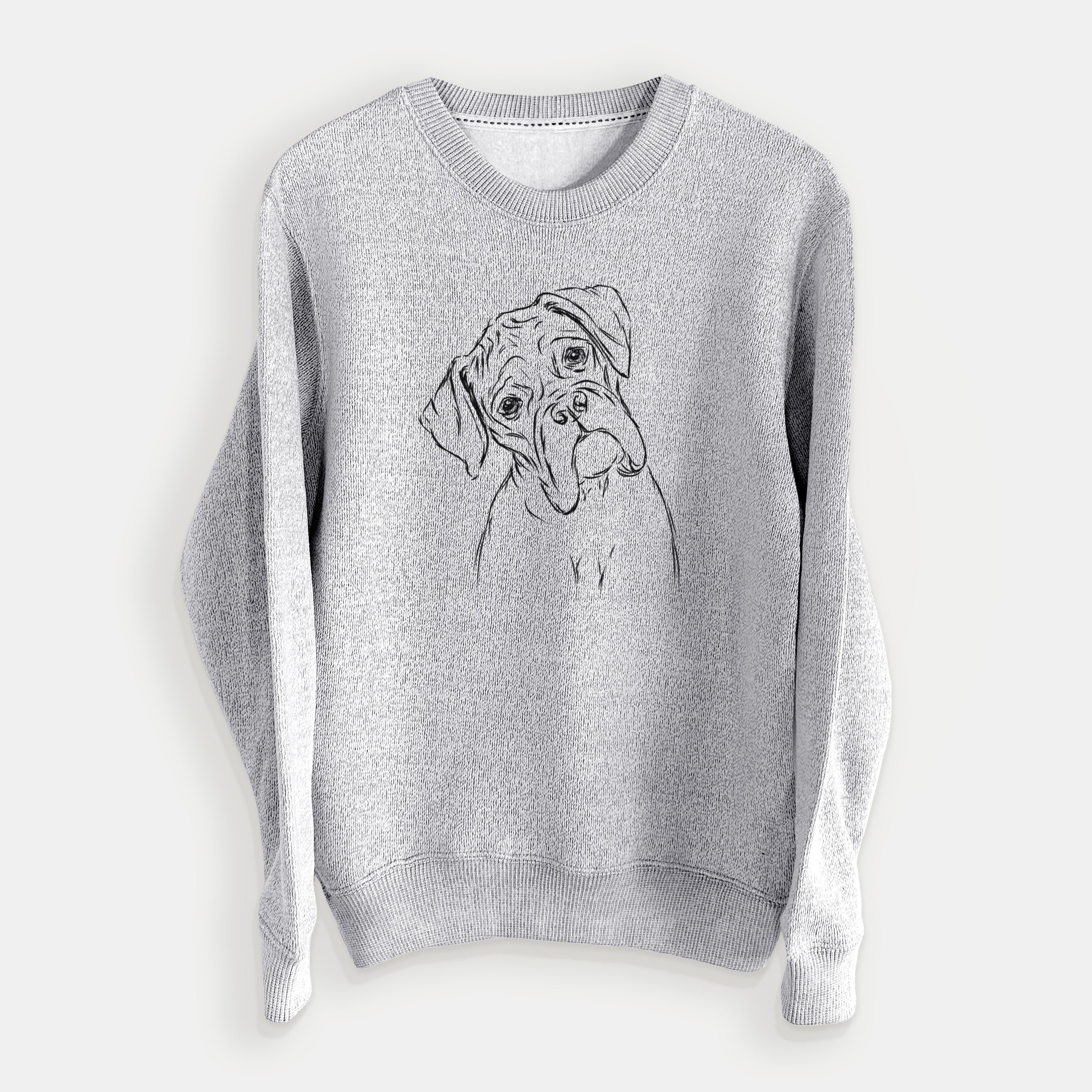 Cooper the Boxer - Knit Sweatshirt