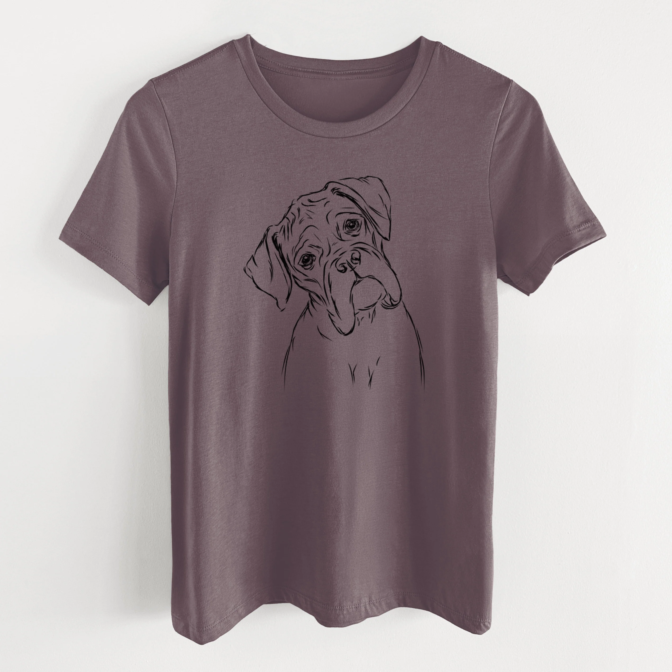 Bare Cooper the Boxer - Women's Lightweight Relaxed Fit 100% Cotton Crewneck - Image 7