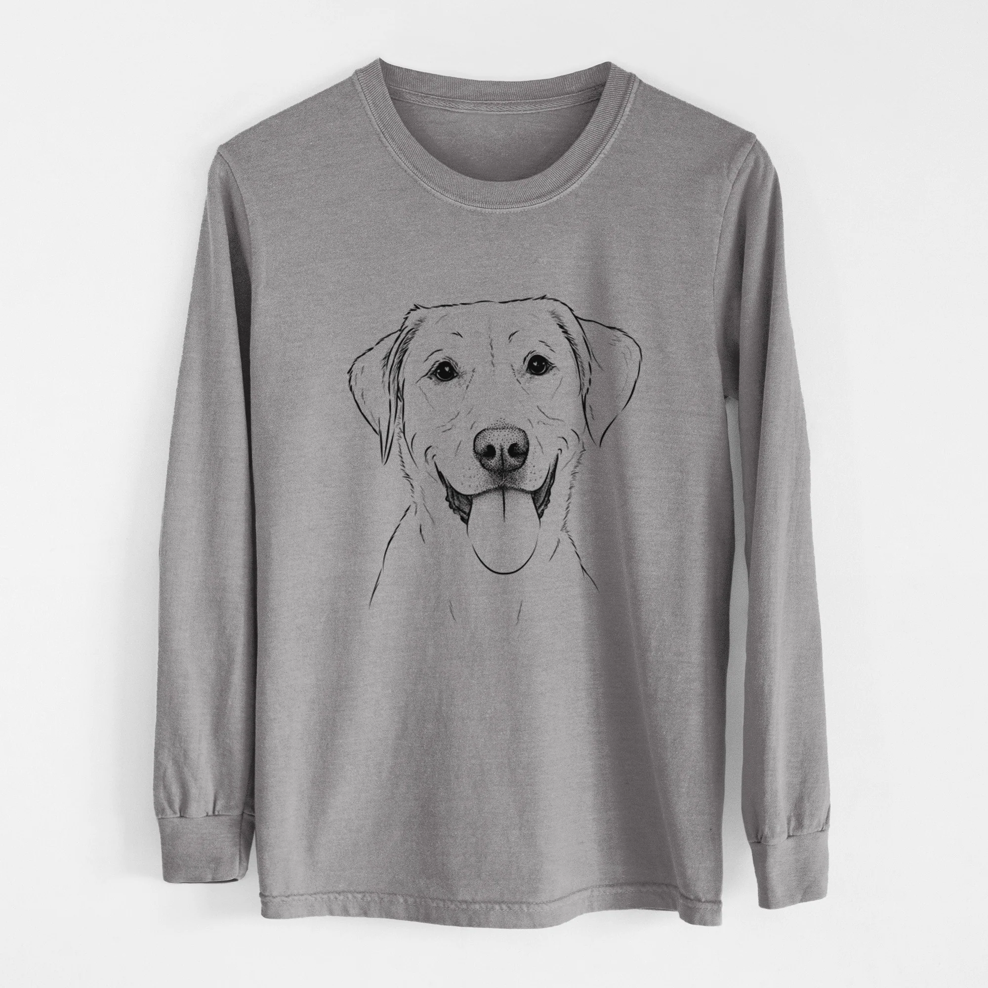 Bare Daisy the Labrador Retriever - Heavyweight 100% Cotton Long Sleeve - Image 7