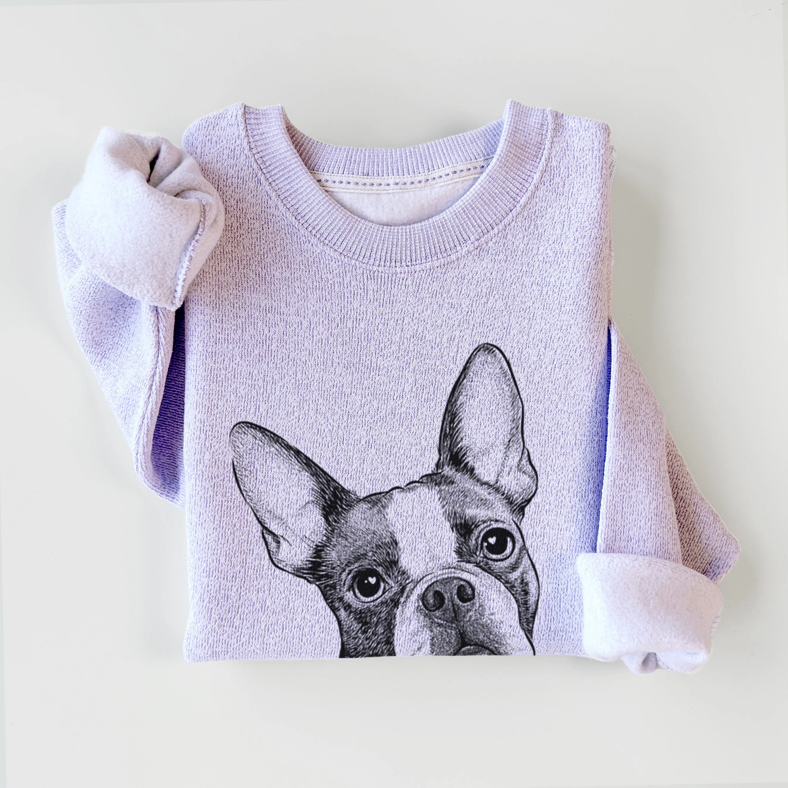 Dee Dee the Boston Terrier - Knit Sweatshirt - Image 7