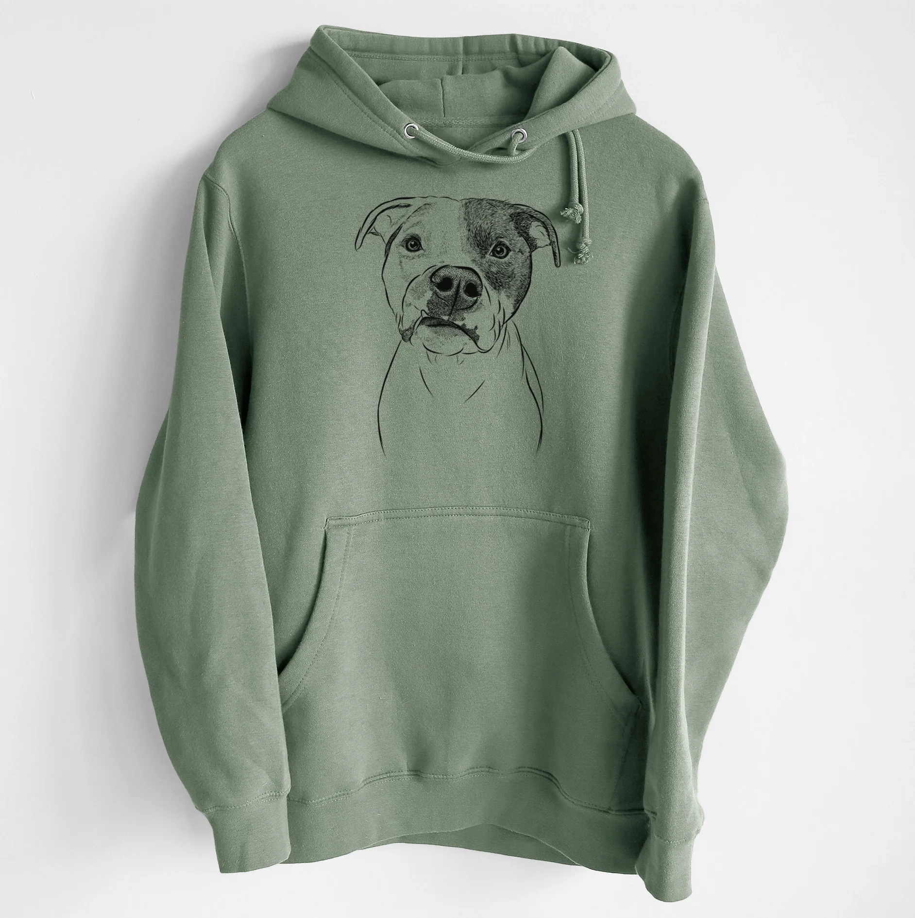 Dexter the Pitbull- Heavyweight Fleece Hoodie - Image 12