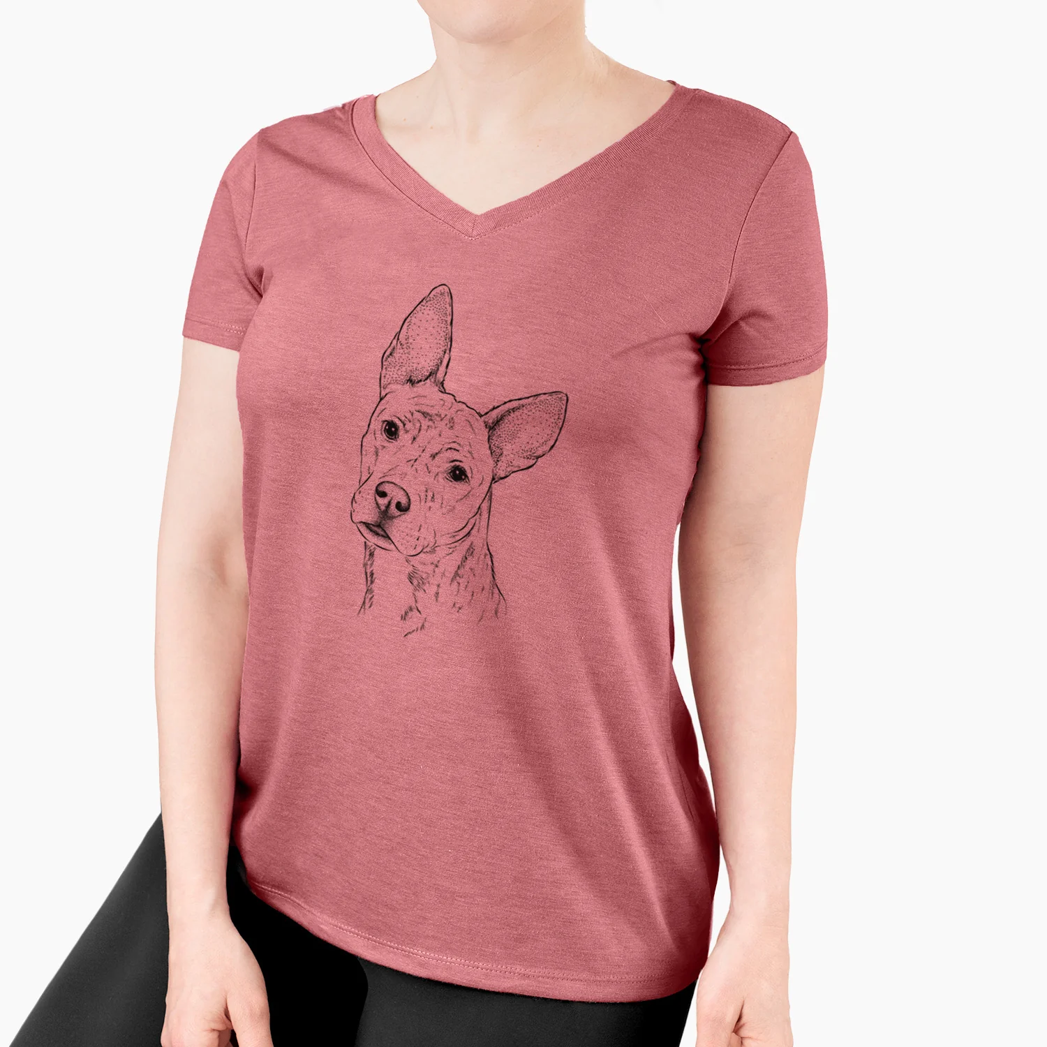 Bare Diesel the Mixed Breed - Women's V-neck Shirt - Image 7