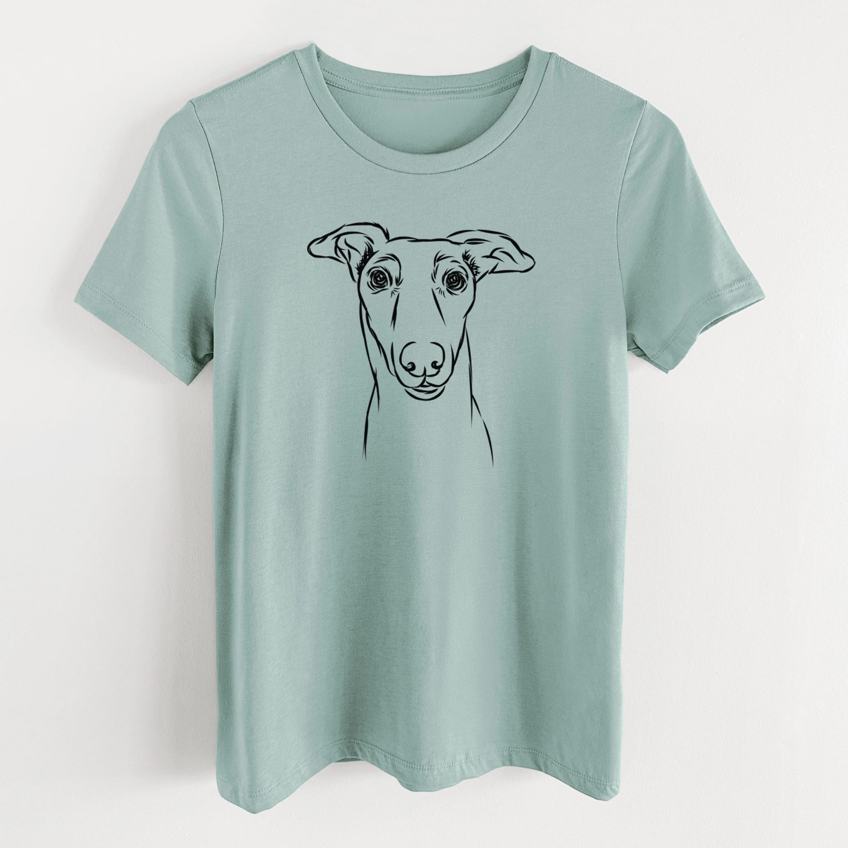 Bare Diva the Greyhound - Women's Lightweight Relaxed Fit 100% Cotton Crewneck - Image 10