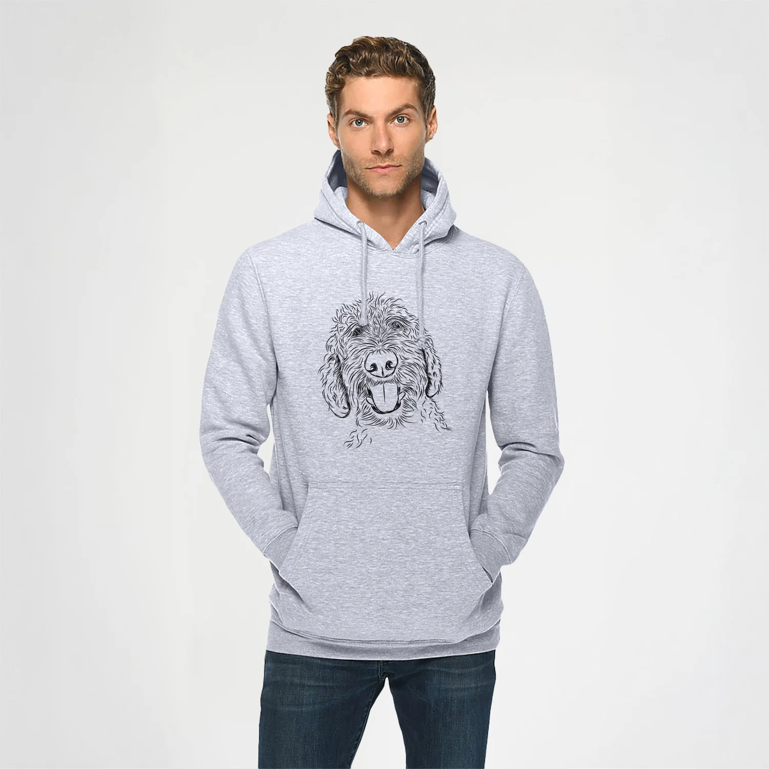 Dixie the Doodle- Heavyweight Fleece Hoodie - Image 2