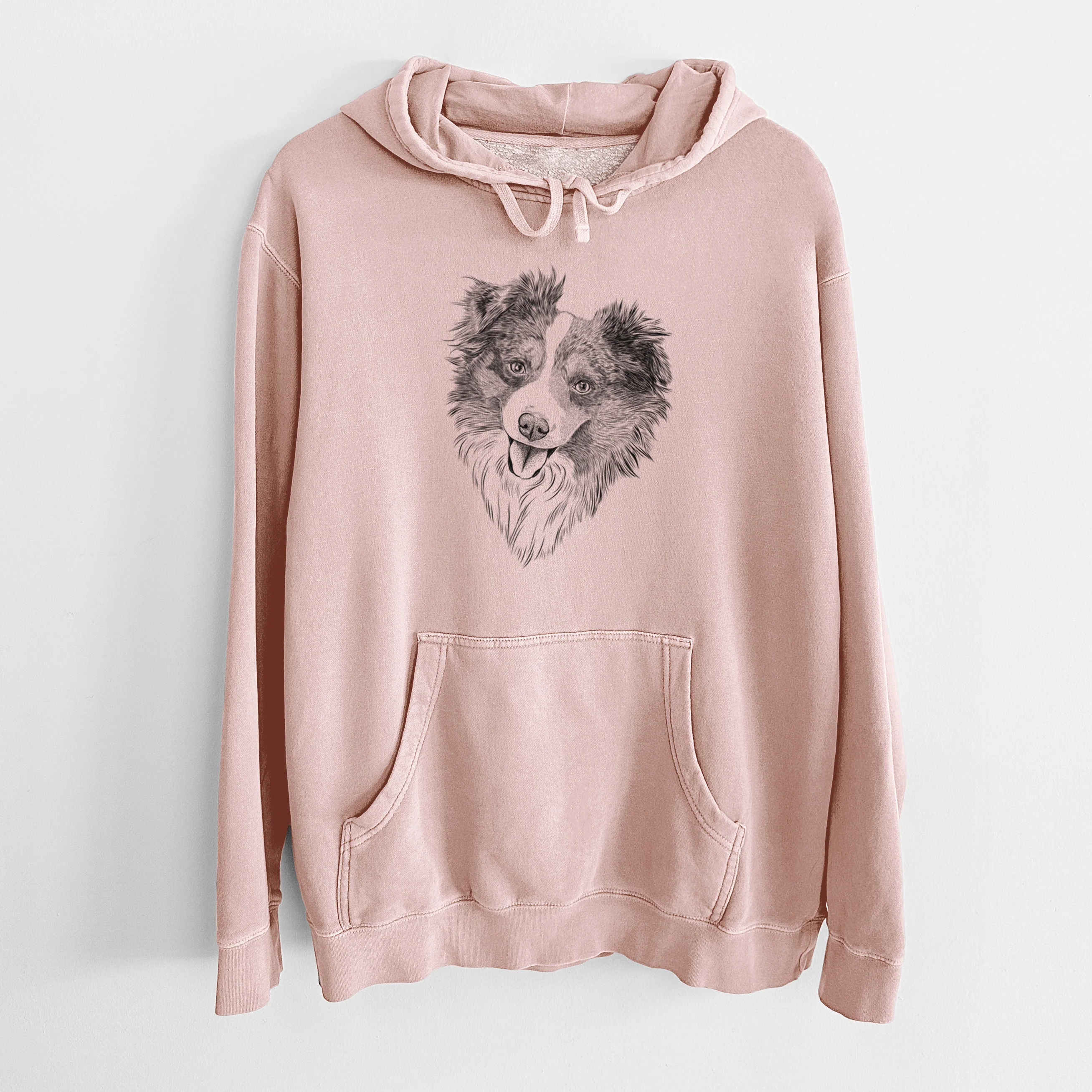 Bare Doc the Mini Aussie - Unisex Pigment Dyed Hoodie - Image 6