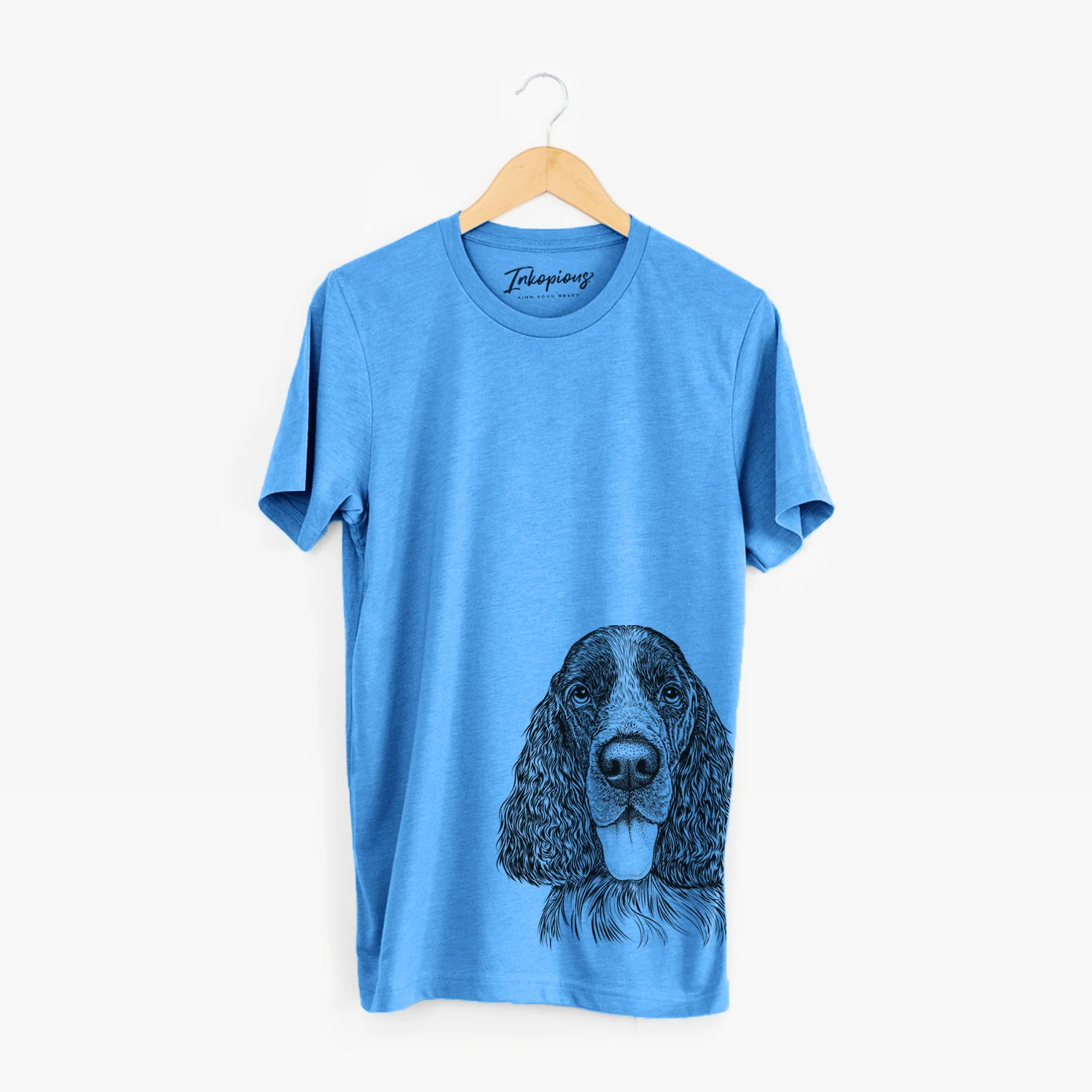 Bare Duke the English Springer Spaniel - Unisex Crewneck - Image 12