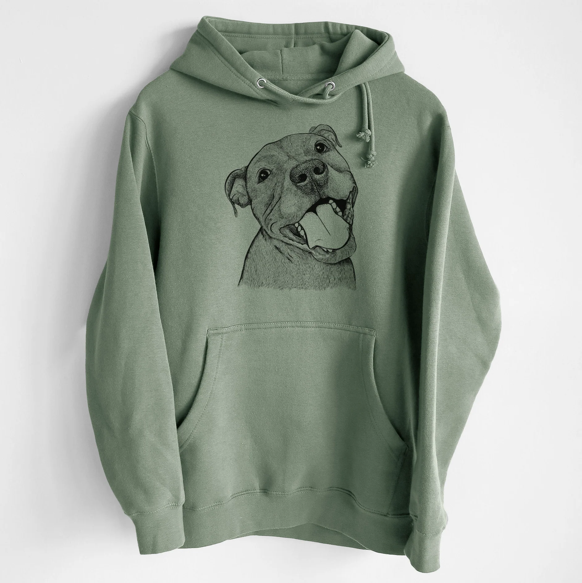 Eloise the Pitbull Mix- Heavyweight Fleece Hoodie - Image 7