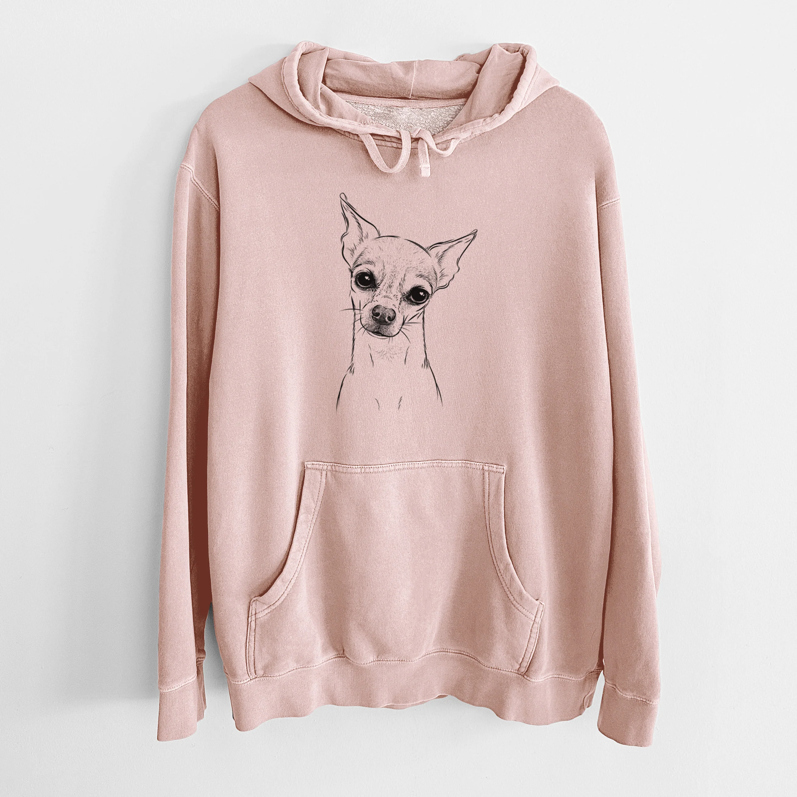 Bare Emee the Chihuahua - Unisex Pigment Dyed Hoodie - Image 6