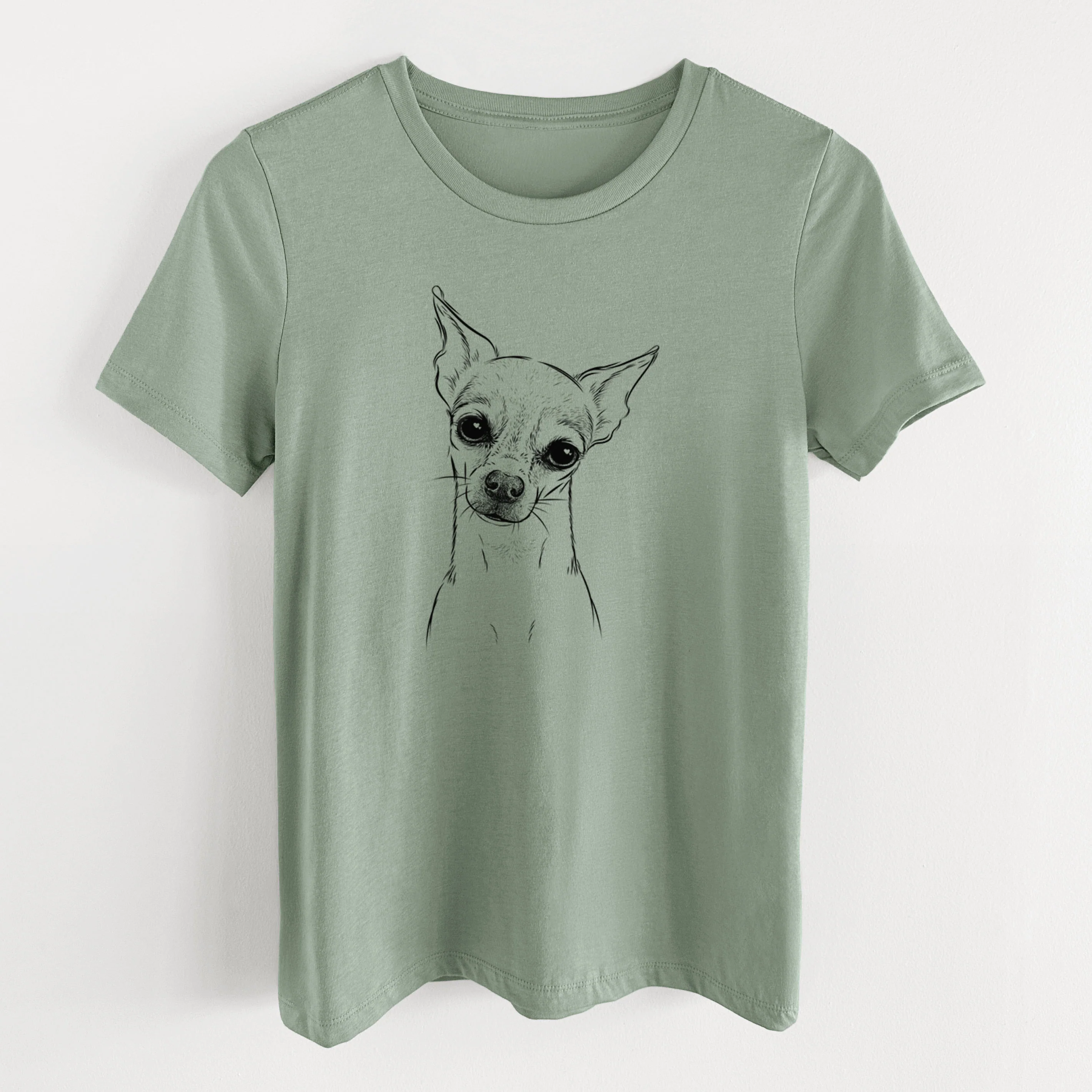 Bare Emee the Chihuahua - Women's Lightweight Relaxed Fit 100% Cotton Crewneck - Image 11